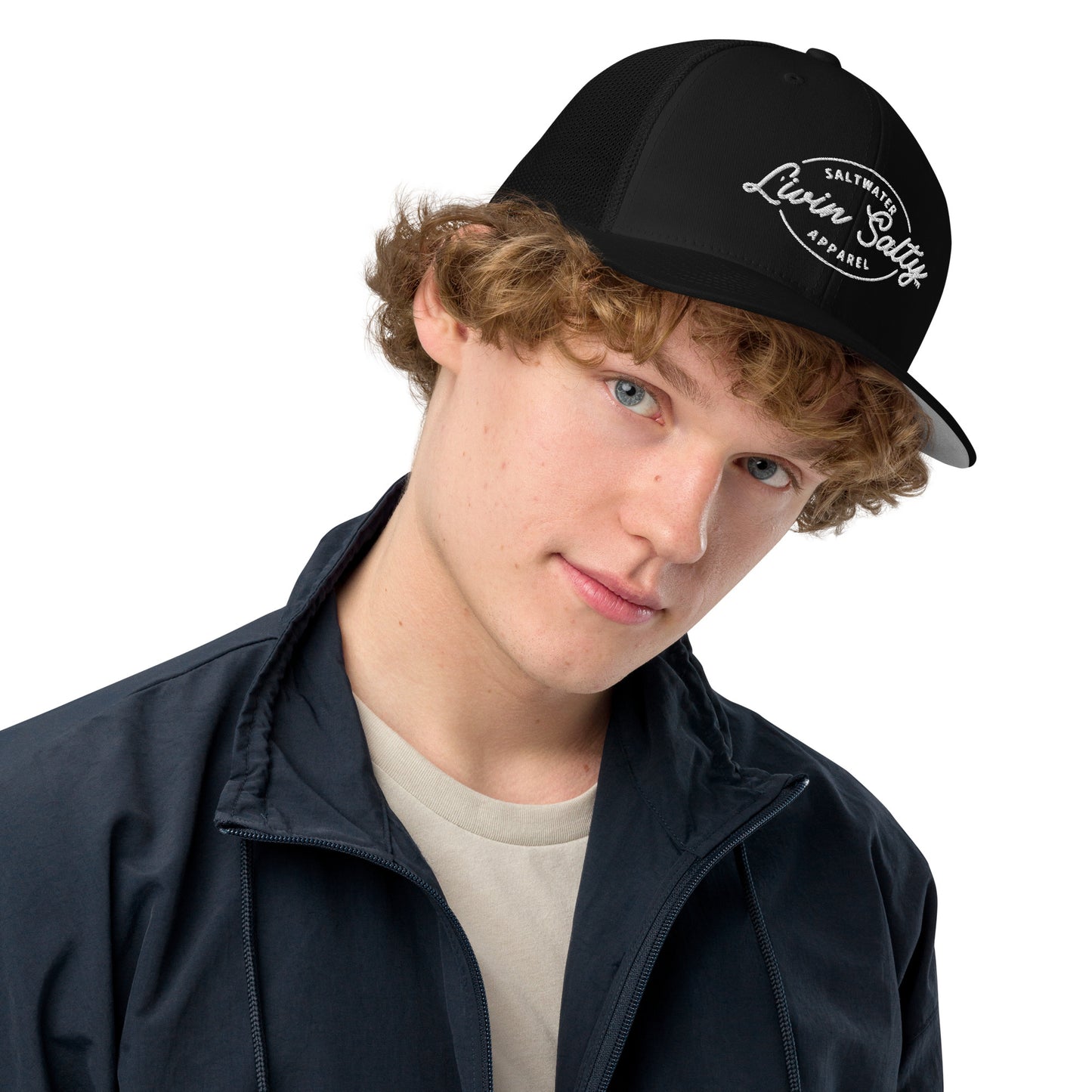 LIVIN SALTY Closed-back trucker cap