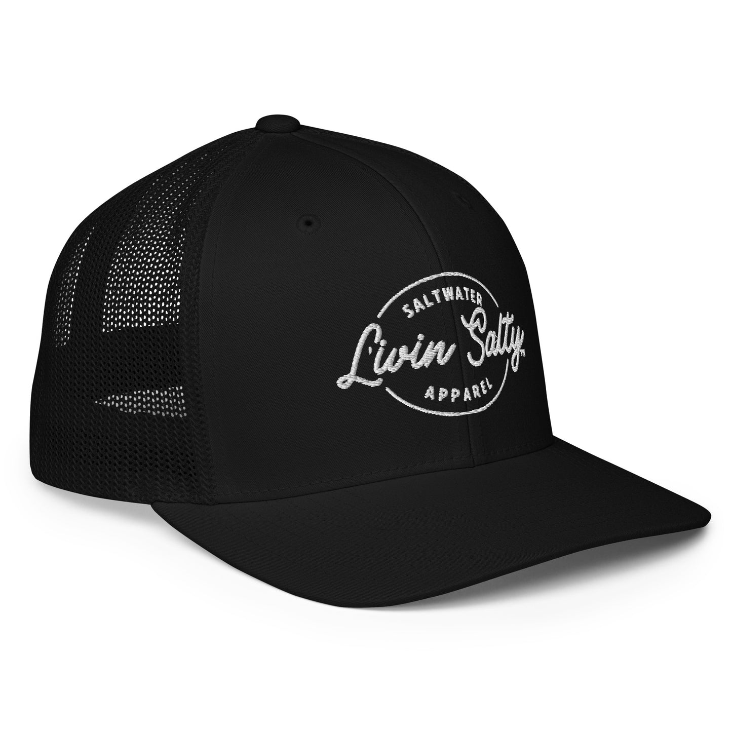 LIVIN SALTY Closed-back trucker cap