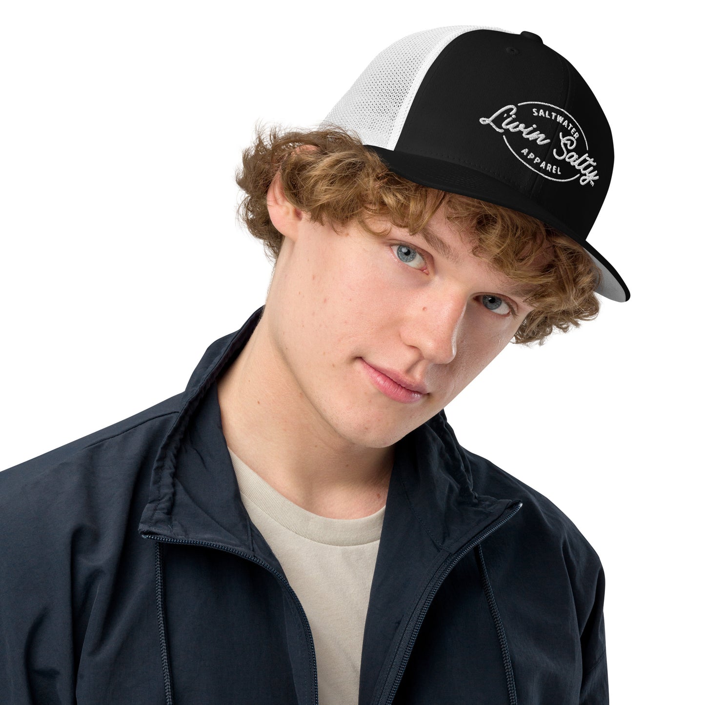 LIVIN SALTY Closed-back trucker cap