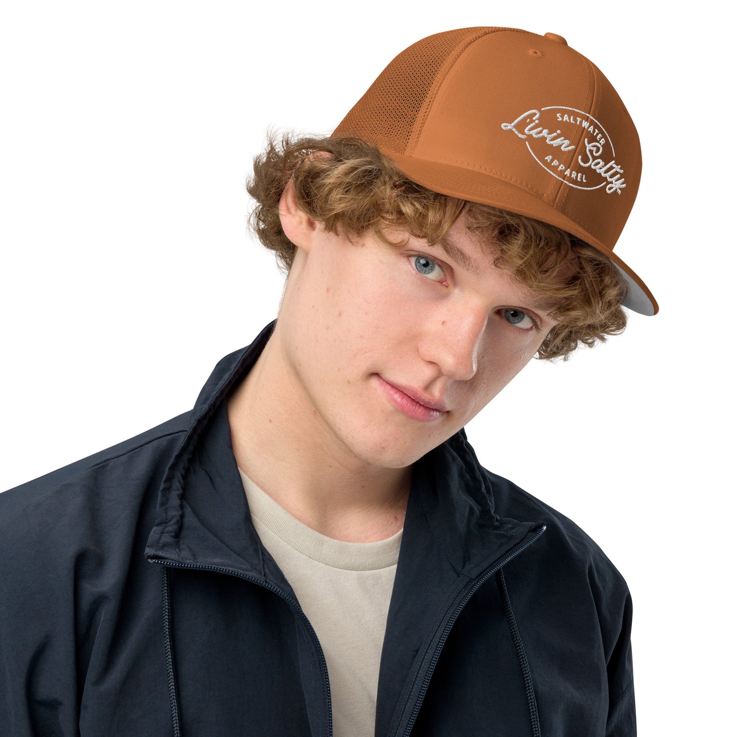 LIVIN SALTY Closed-back trucker cap