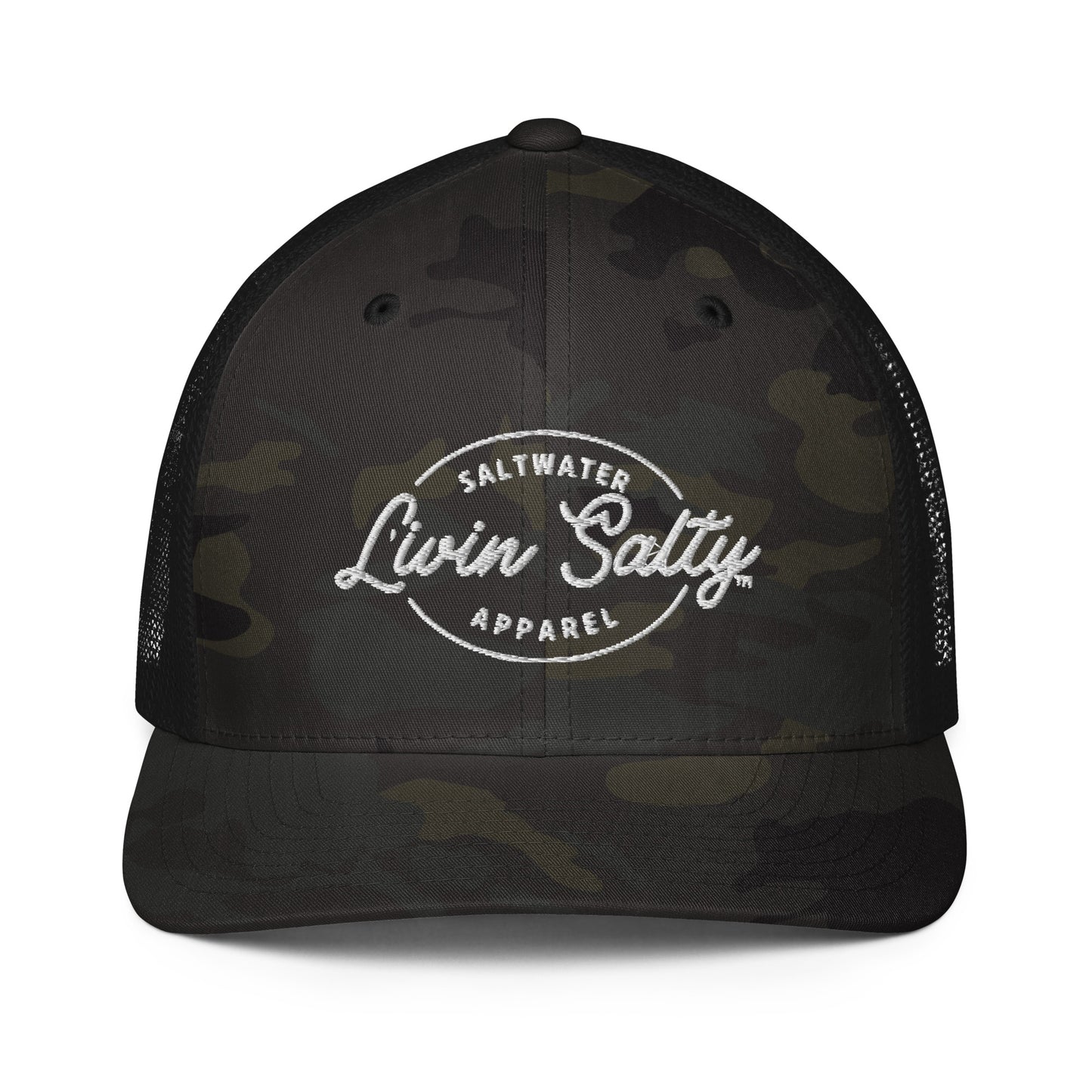 LIVIN SALTY Closed-back trucker cap