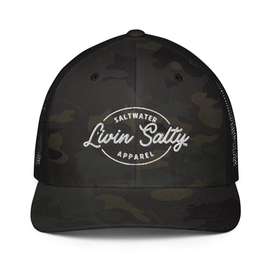 LIVIN SALTY Closed-back trucker cap