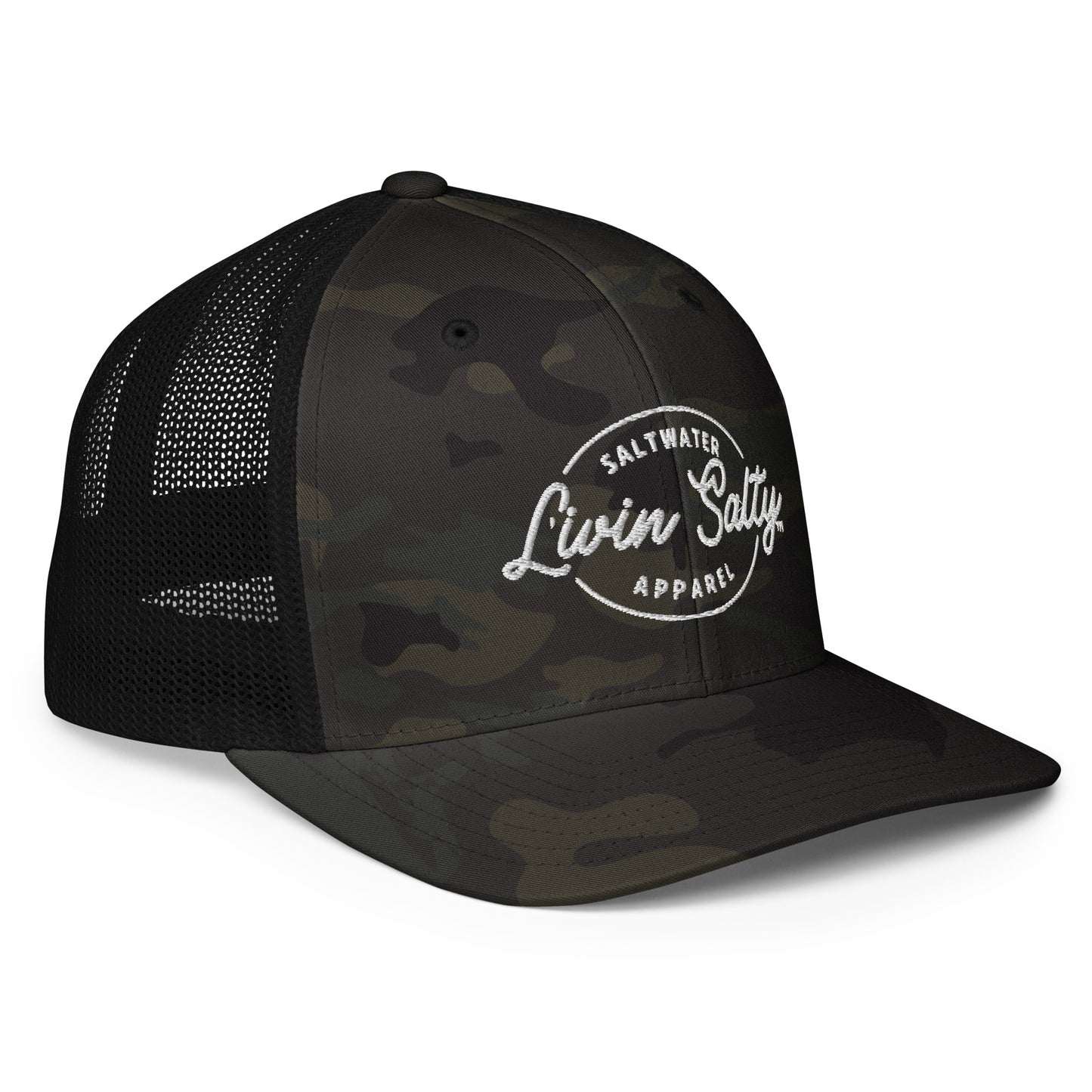 LIVIN SALTY Closed-back trucker cap