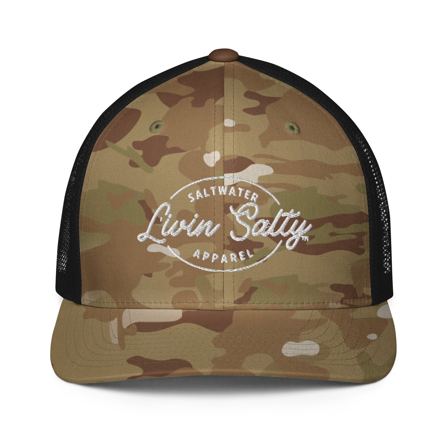 LIVIN SALTY Closed-back trucker cap