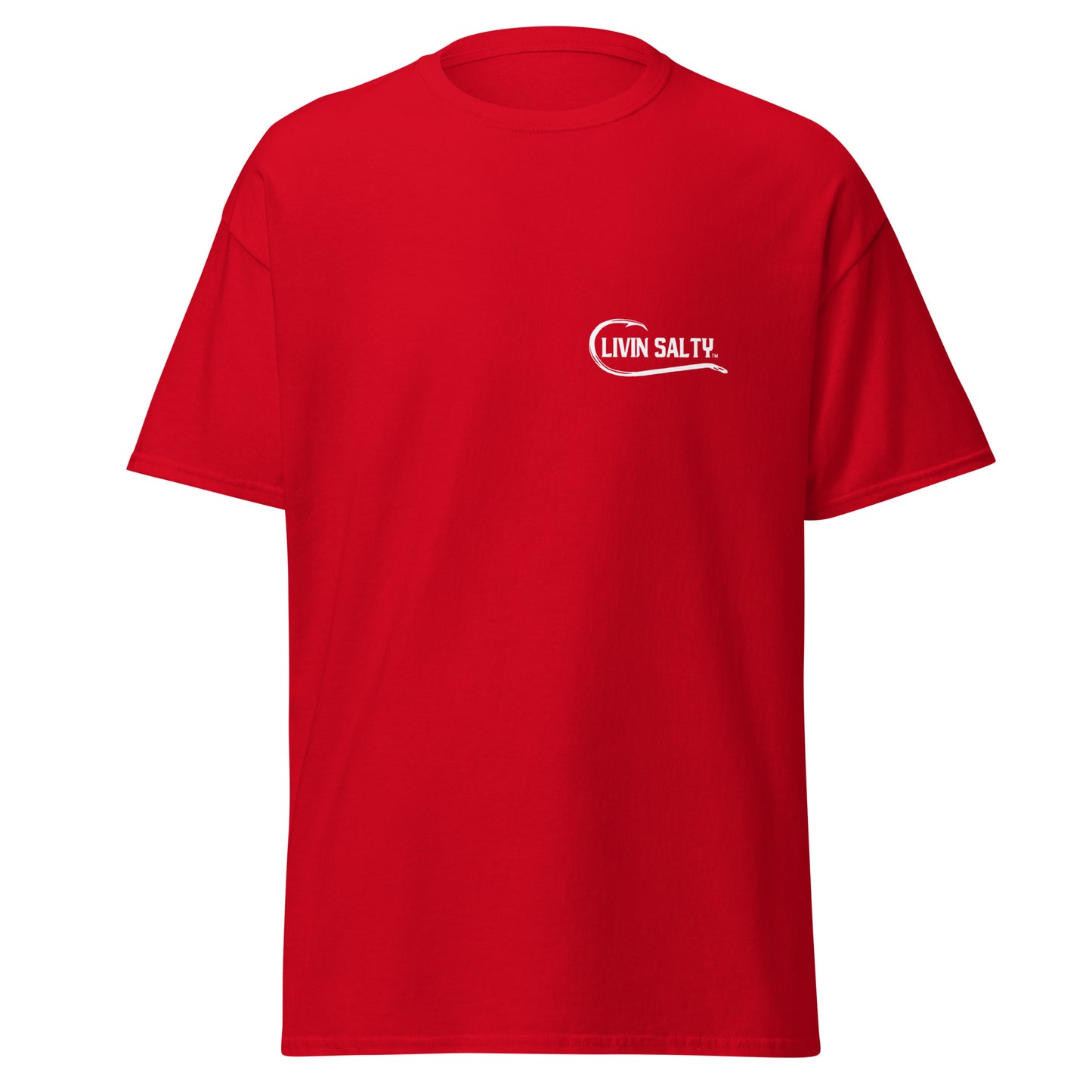 LIVIN SALTY Shark Cotton tee