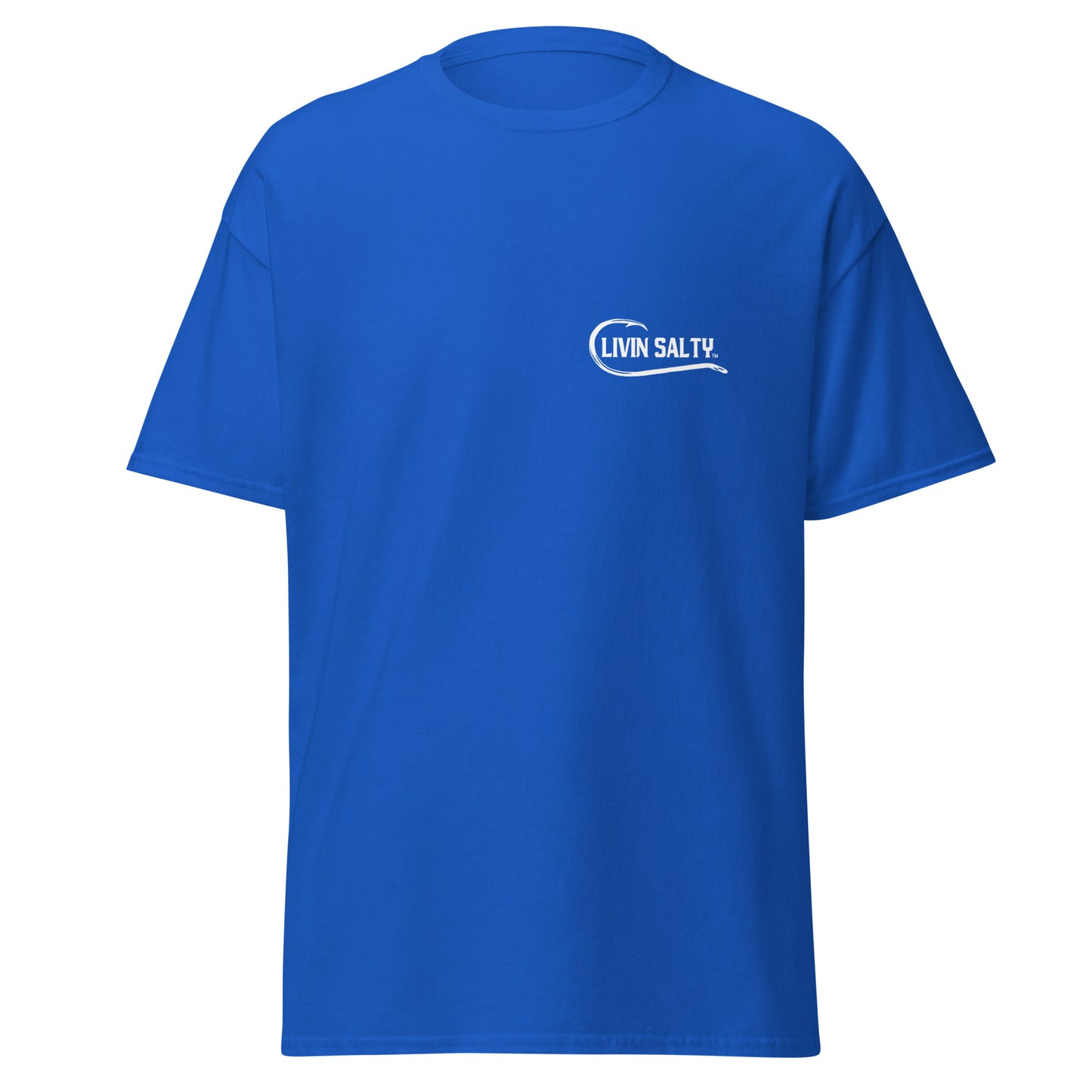 LIVIN SALTY Shark Cotton tee