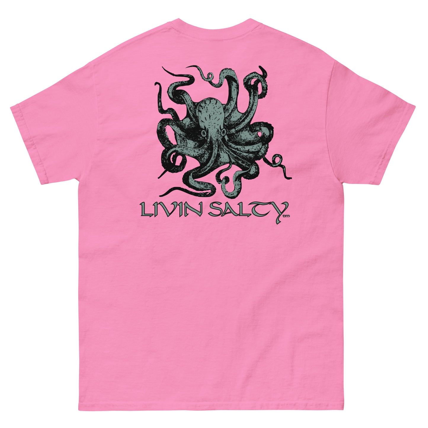 Unisex Octopus LIVIN SALTY Cotton tee