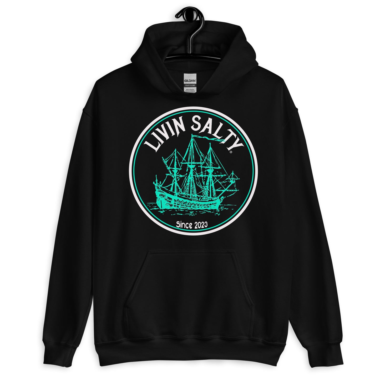 Unisex LIVIN SALTY Ship Hoodie