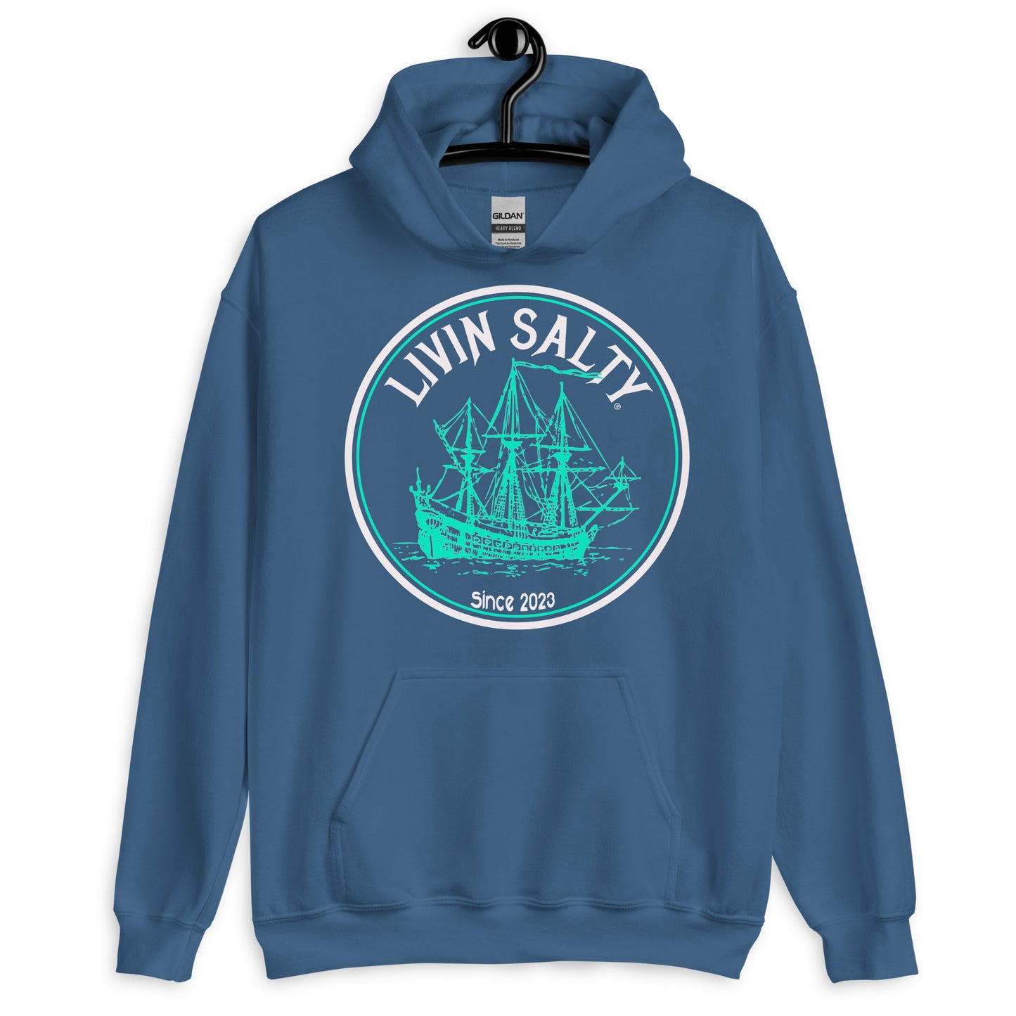 Unisex LIVIN SALTY Ship Hoodie