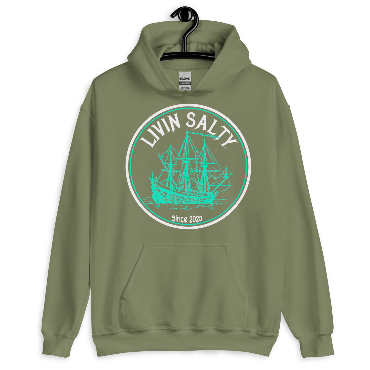Unisex LIVIN SALTY Ship Hoodie