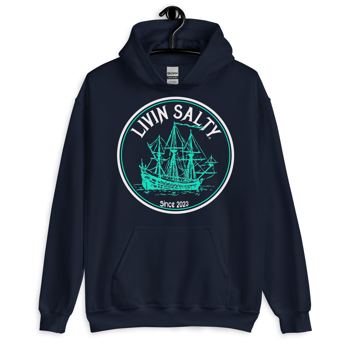Unisex LIVIN SALTY Ship Hoodie