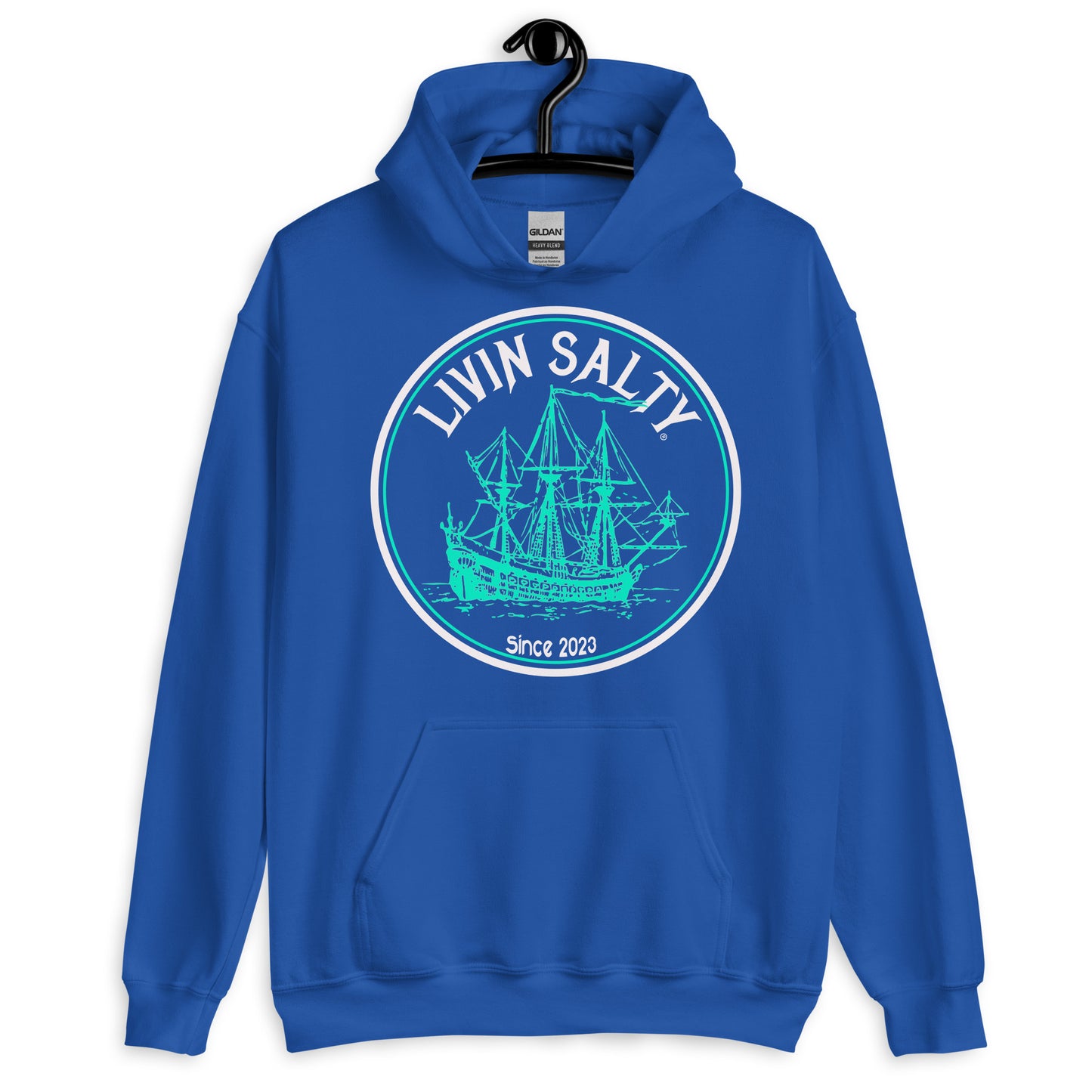 Unisex LIVIN SALTY Ship Hoodie