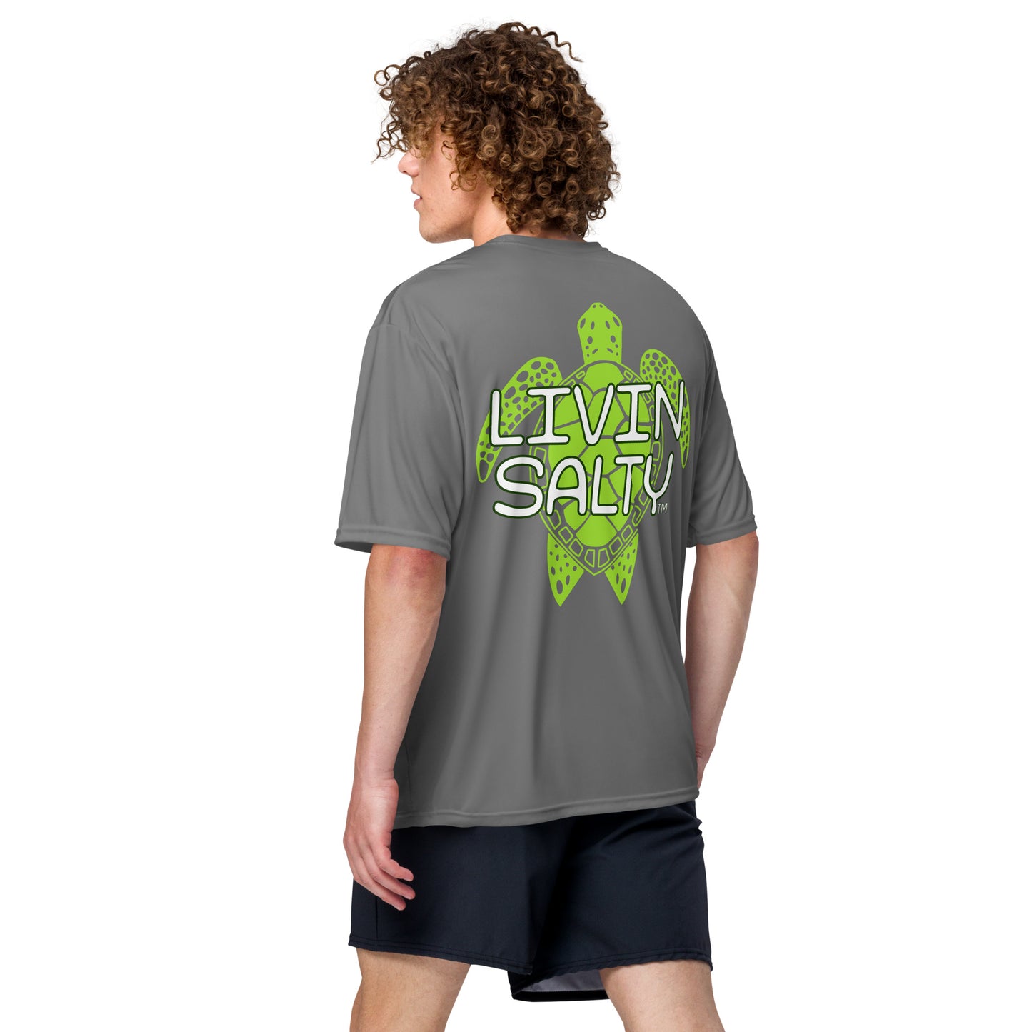 Dry Fit LIVIN SALTY Turtle t-shirt