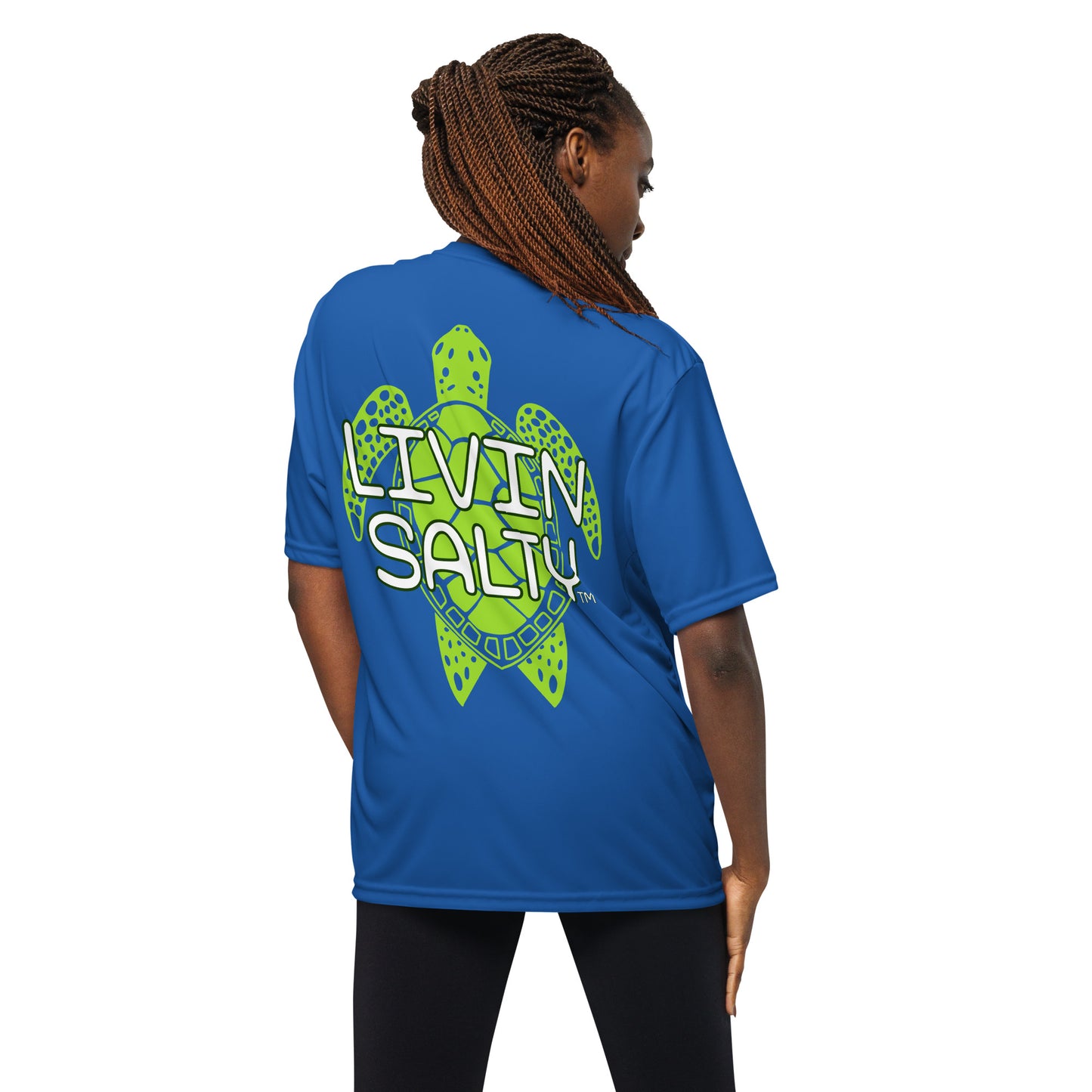 Dry Fit LIVIN SALTY Turtle t-shirt