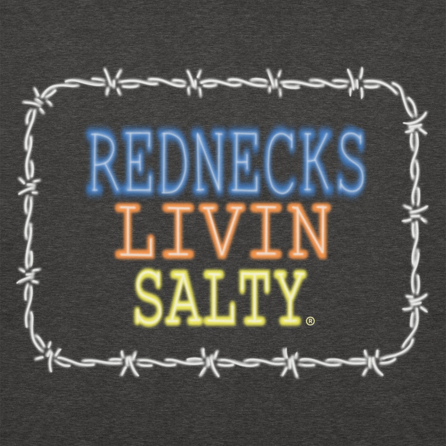 Unisex REDNECKS LIVIN SALTY Parrot Hoodie