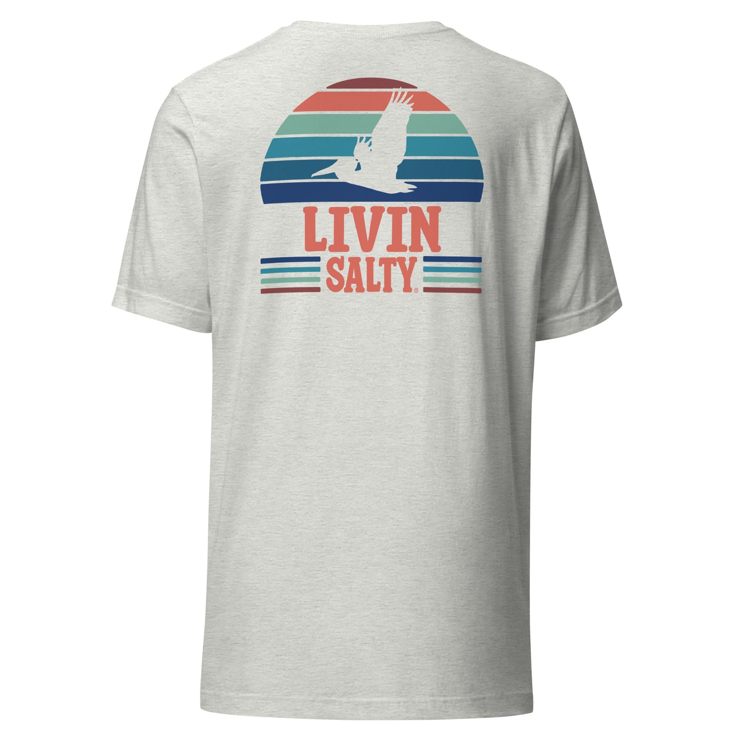Unisex LIVIN SALTY Pelican t-shirt