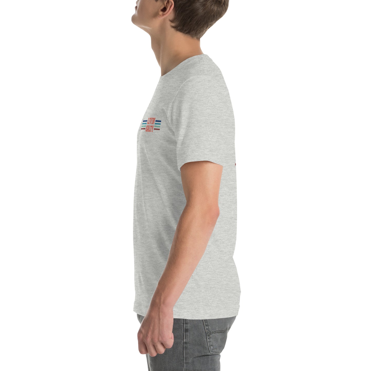 Unisex LIVIN SALTY Pelican t-shirt
