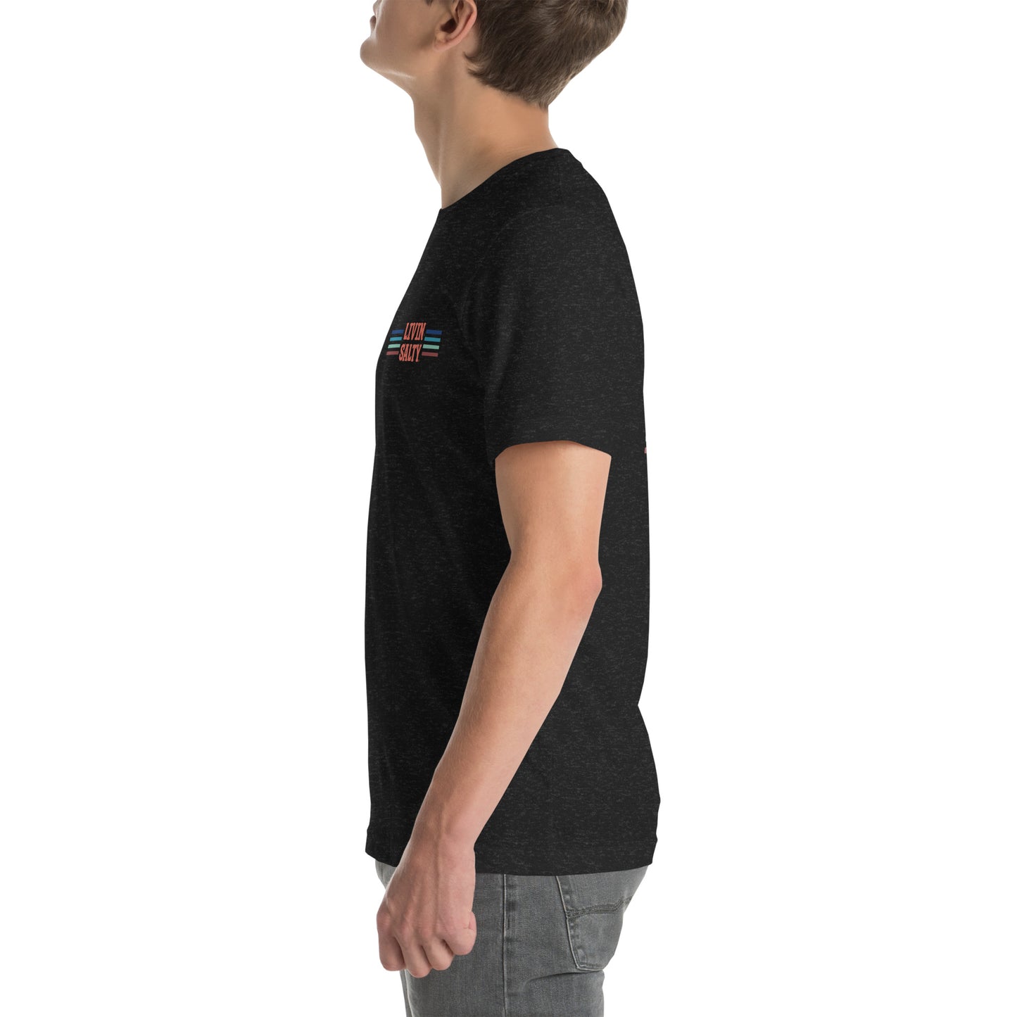 Unisex LIVIN SALTY Pelican t-shirt