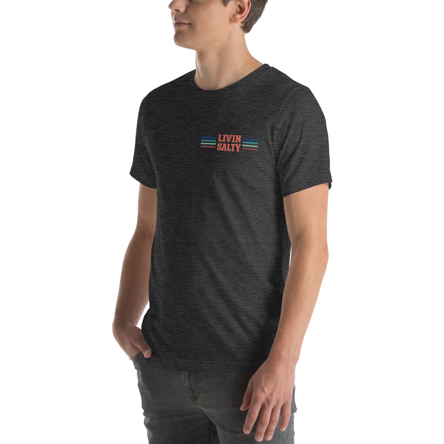 Unisex LIVIN SALTY Pelican t-shirt