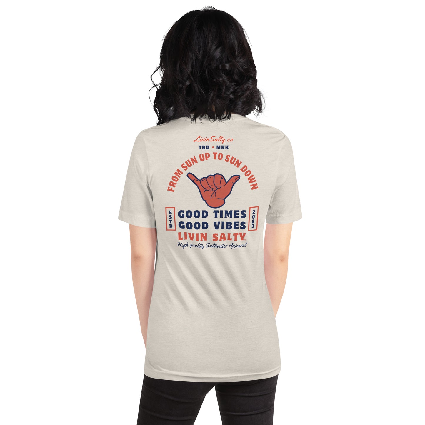 Unisex LIVIN SALTY t-shirt