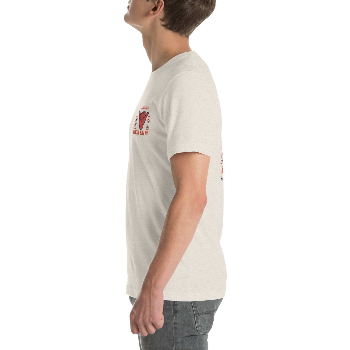Unisex LIVIN SALTY t-shirt