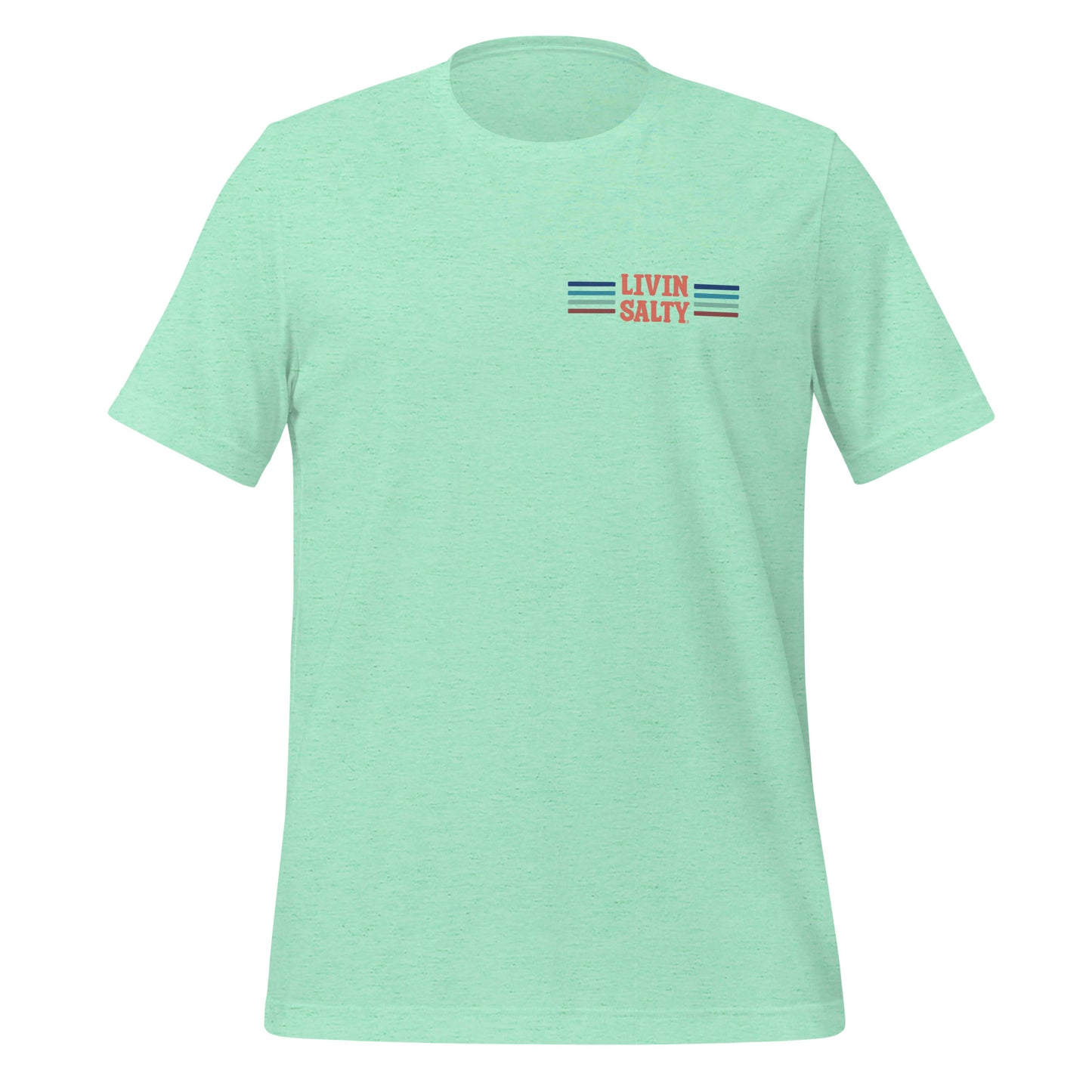 Unisex LIVIN SALTY Pelican t-shirt