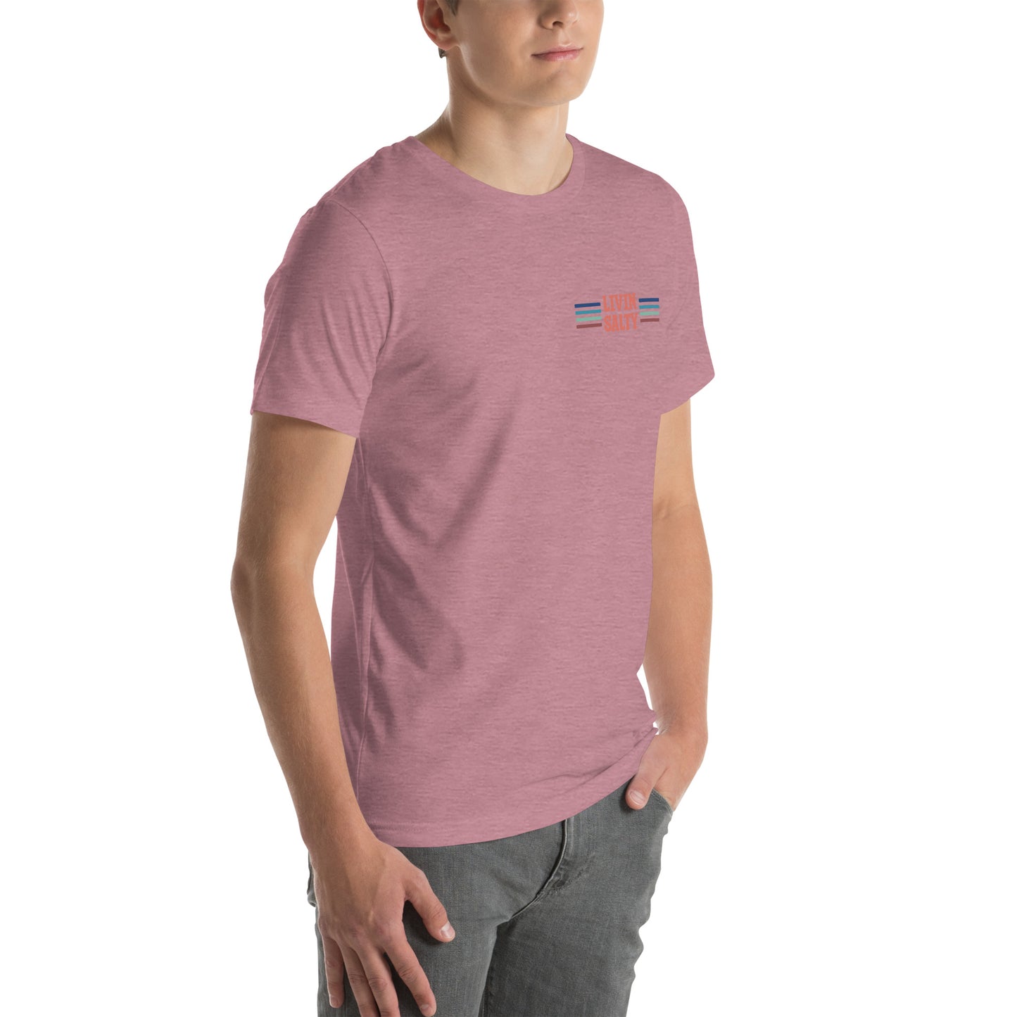 Unisex LIVIN SALTY Pelican t-shirt