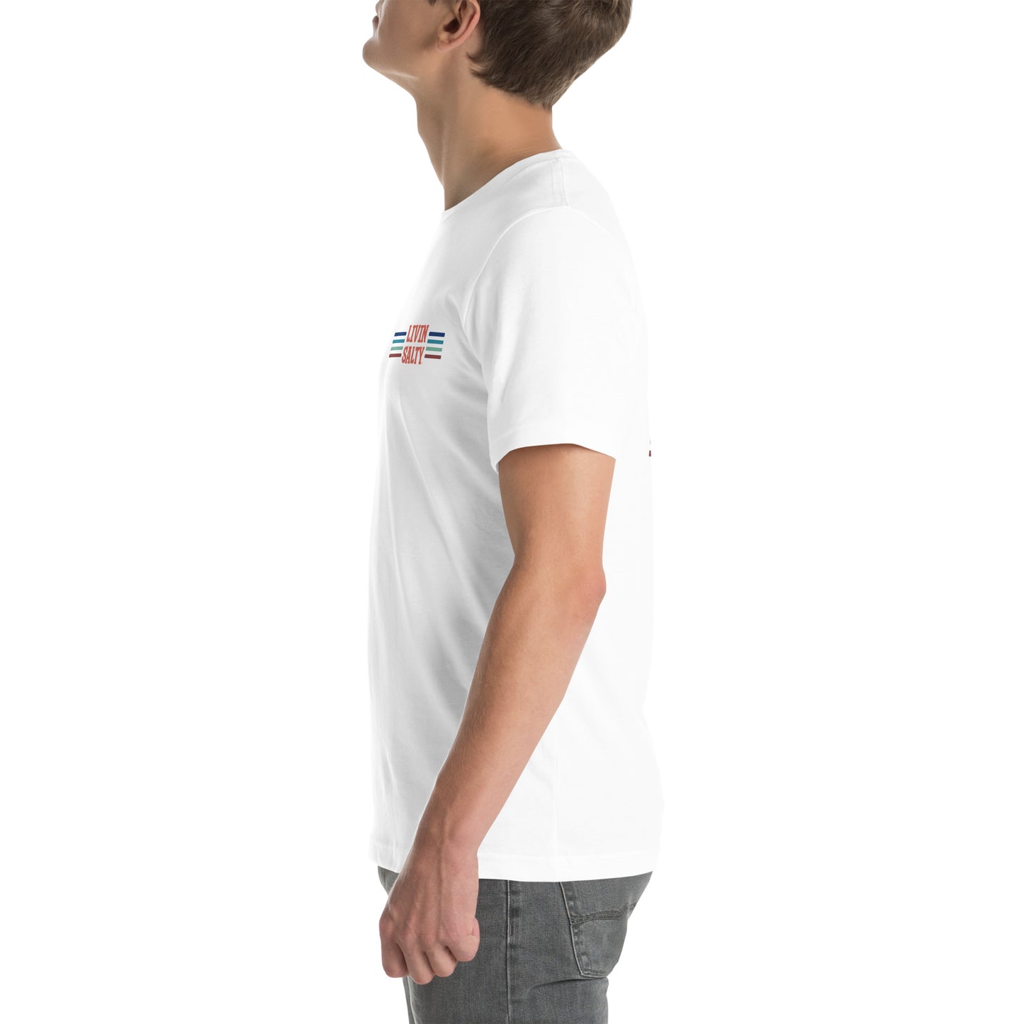 Unisex LIVIN SALTY Pelican t-shirt