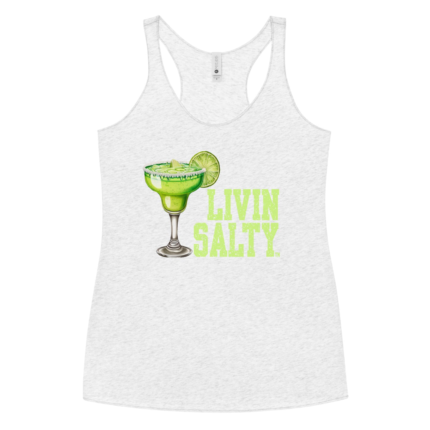 Women's Margarita LIVIN SALTY Racerback Tank