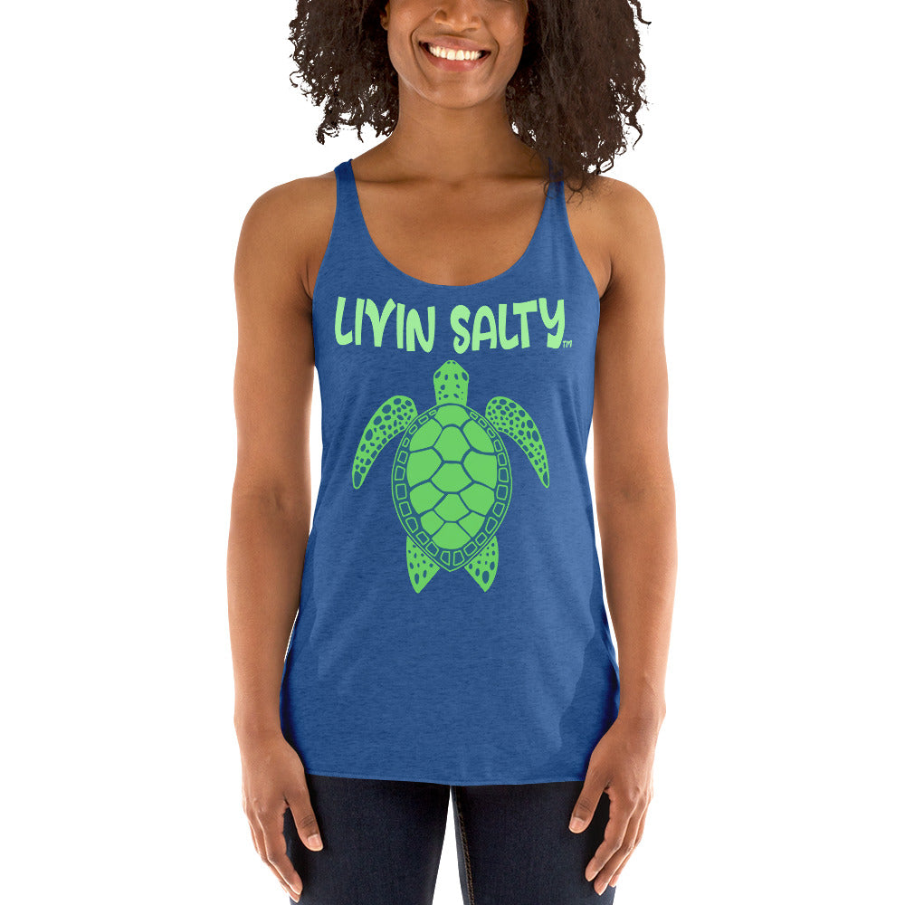 Women's Turtle LIVIN SALTY Tank