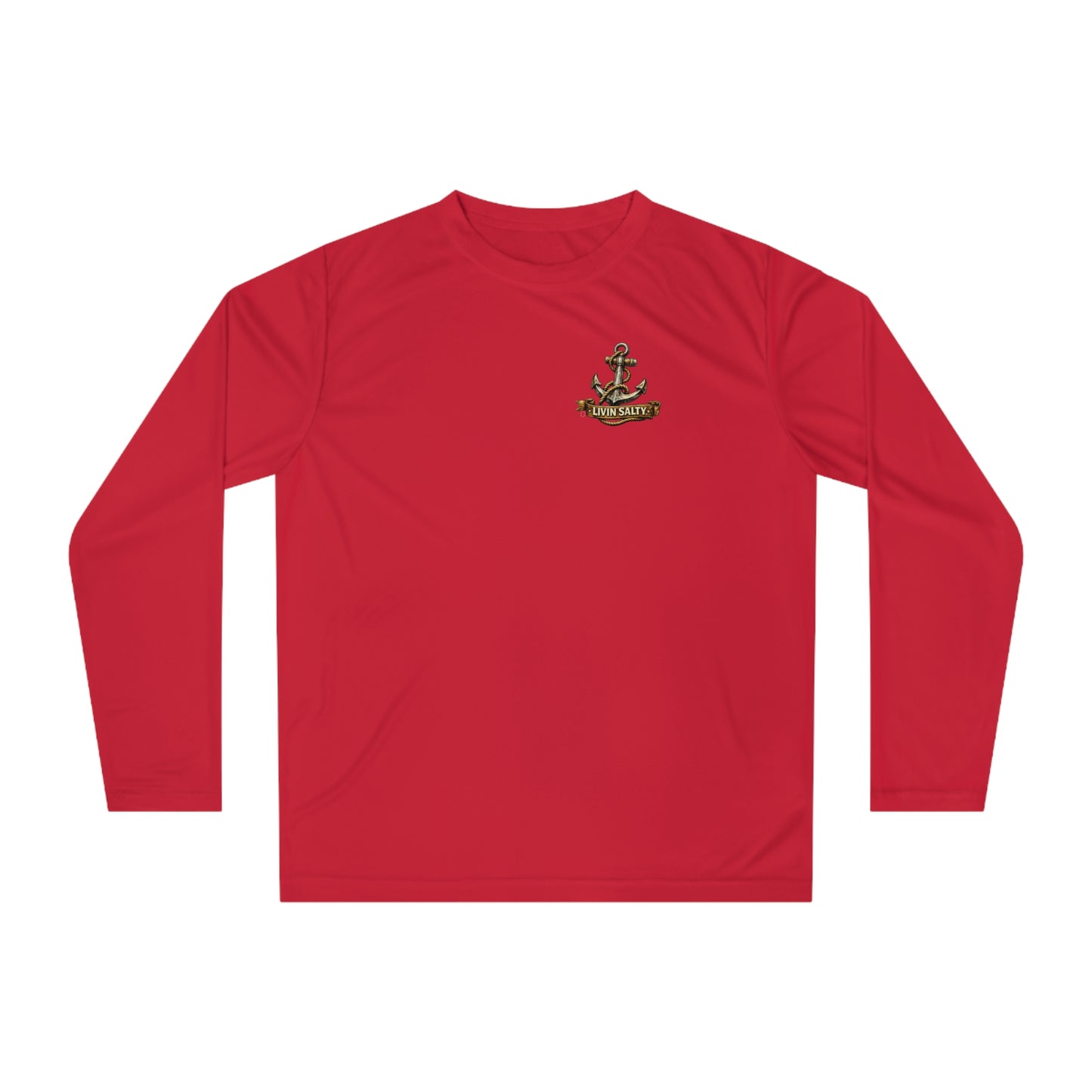 Livin' Salty Anchor Long Sleeve Performance