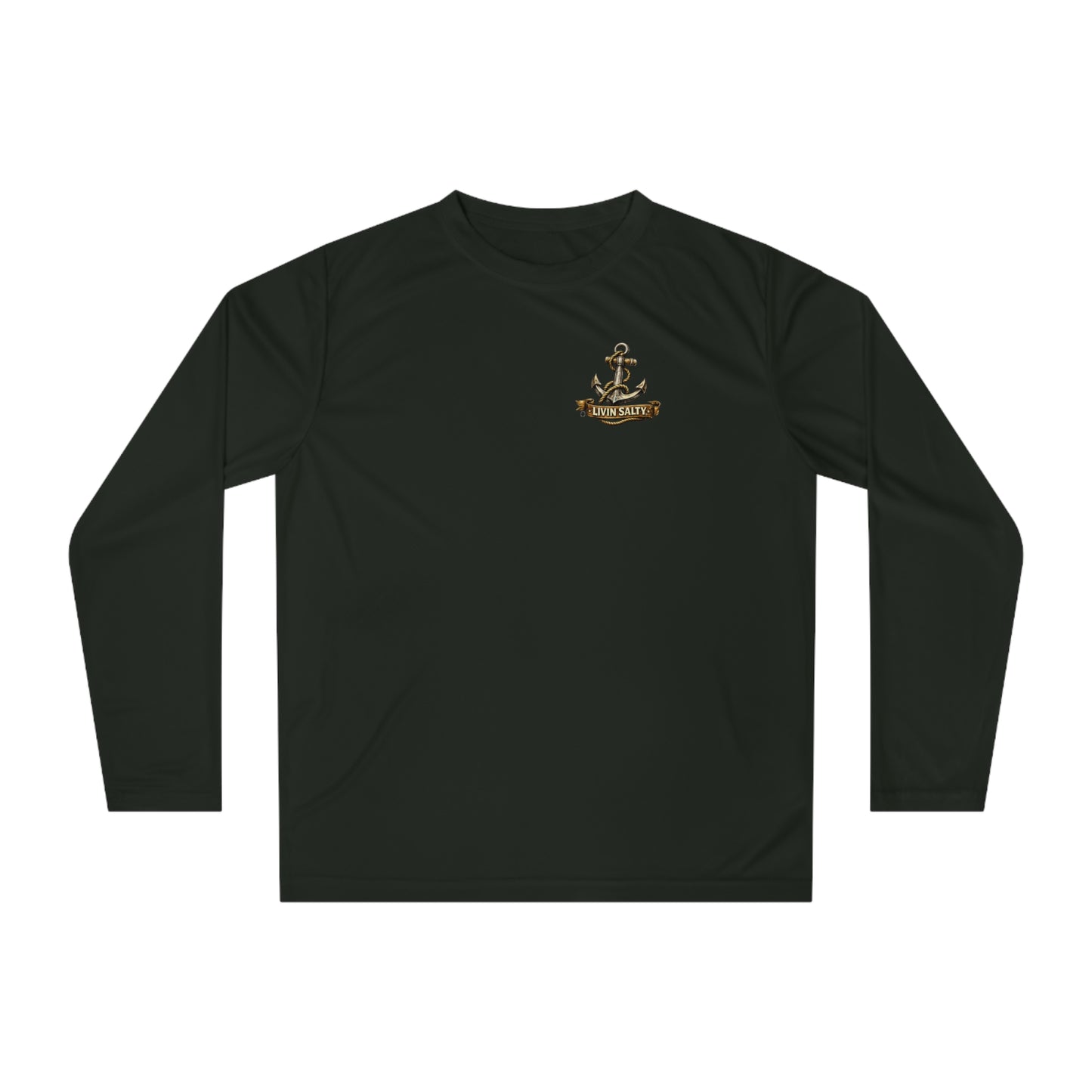 Livin' Salty Anchor Long Sleeve Performance