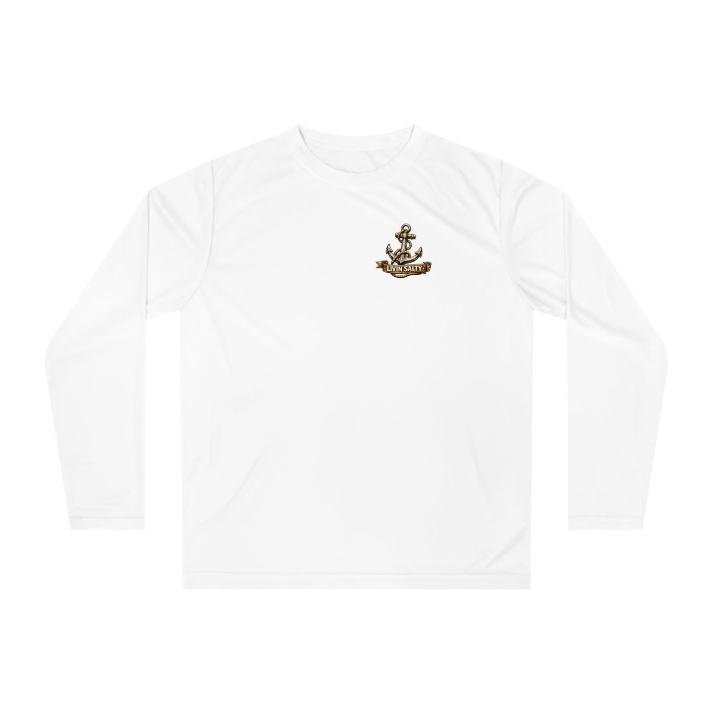 Livin' Salty Anchor Long Sleeve Performance