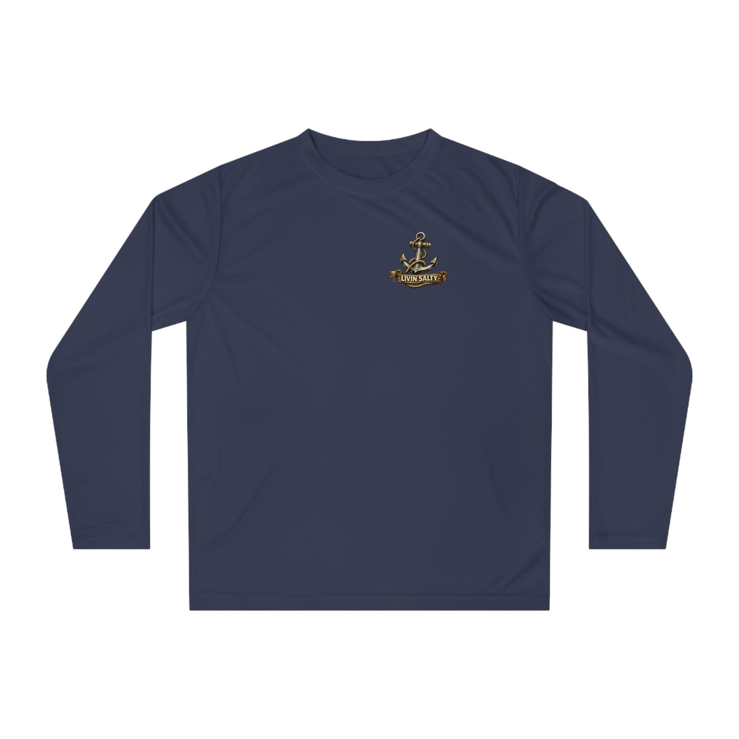 Livin' Salty Anchor Long Sleeve Performance
