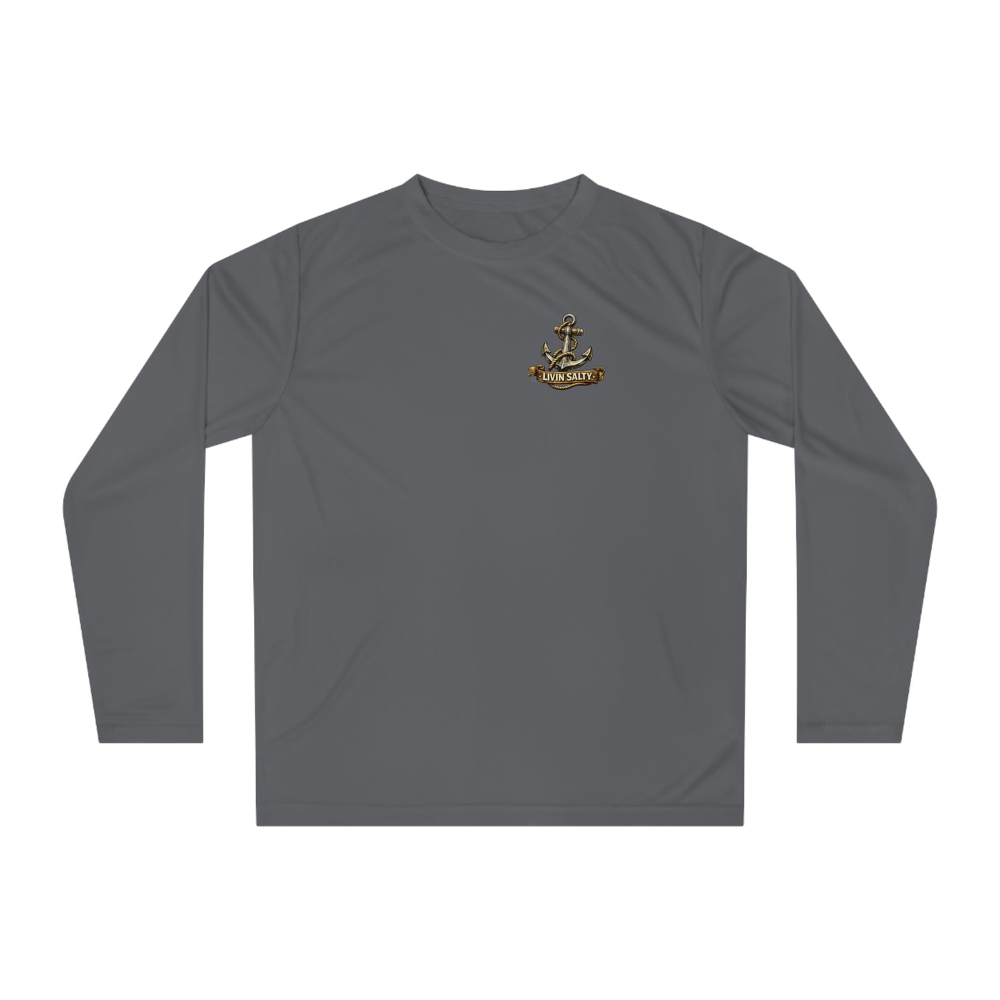 Livin' Salty Anchor Long Sleeve Performance