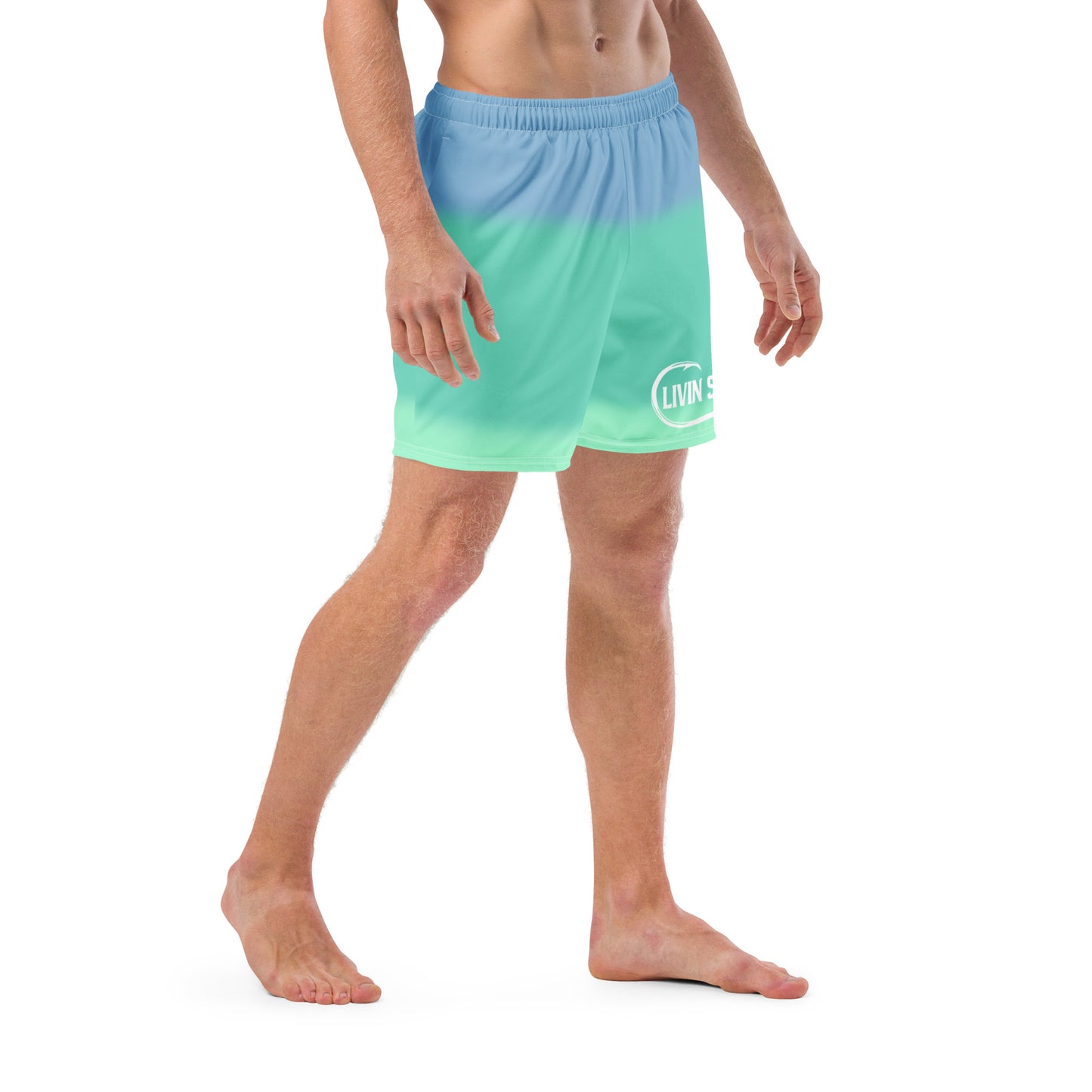 Men's LIVIN SALTY Blue swim trunks