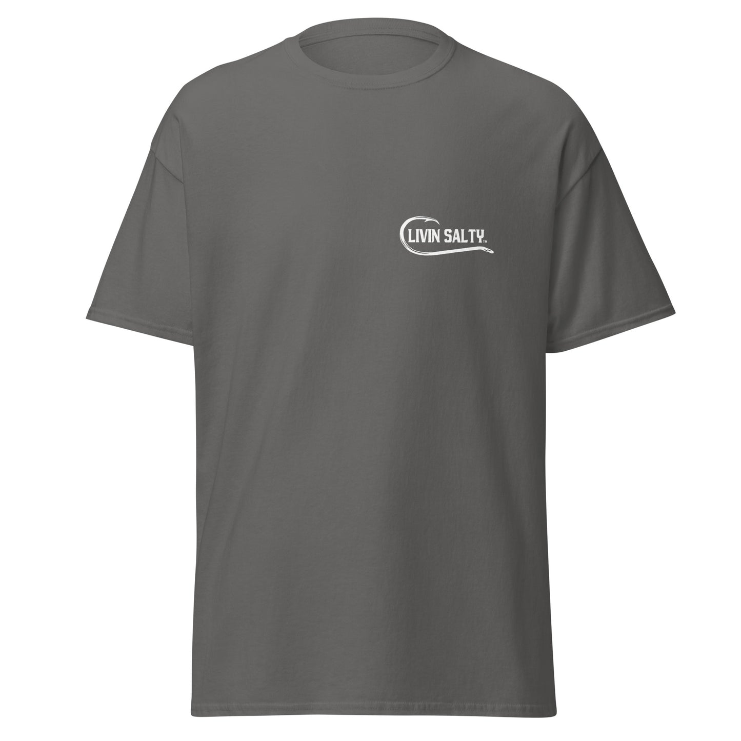 LIVIN SALTY Shark Cotton tee