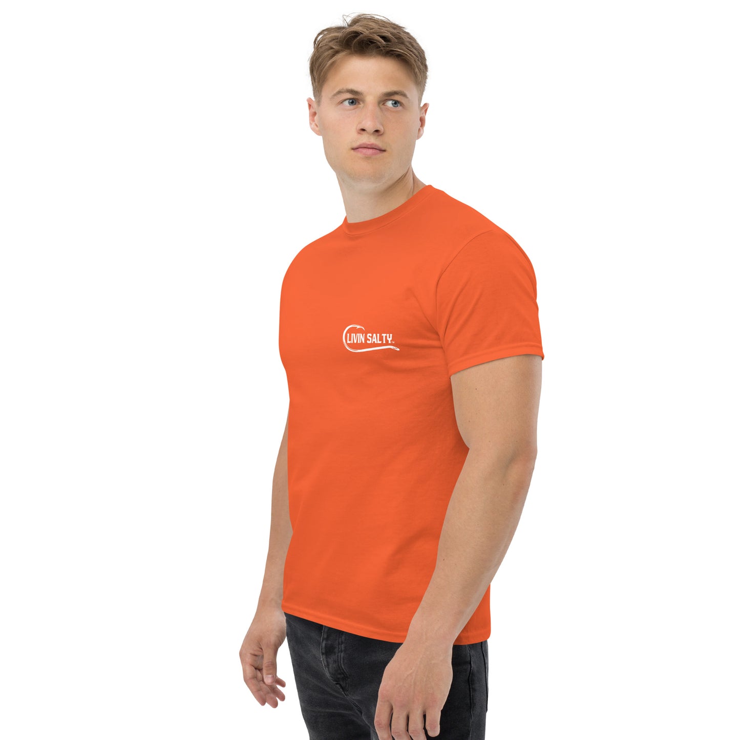 LIVIN SALTY Shark Cotton tee