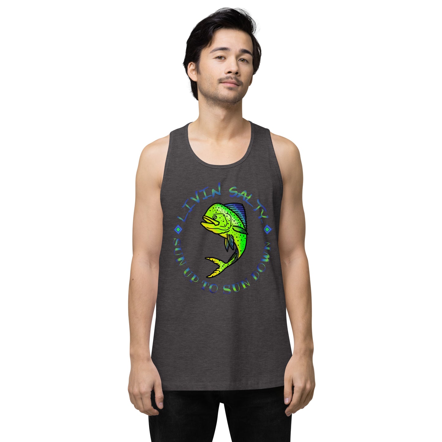 Men’s LIVIN SALTY Mahi tank top