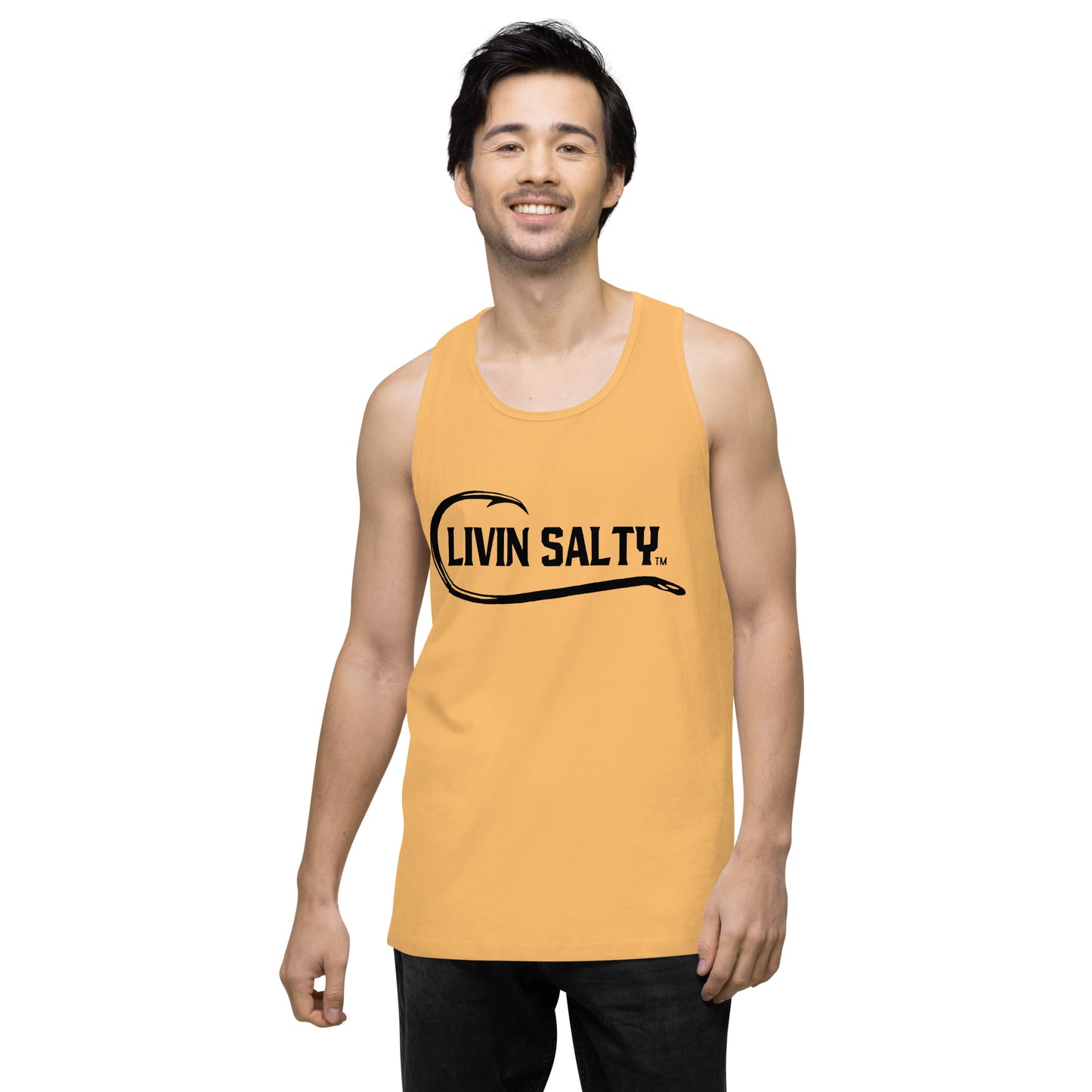 Men’s LIVIN SALTY with hook tank top