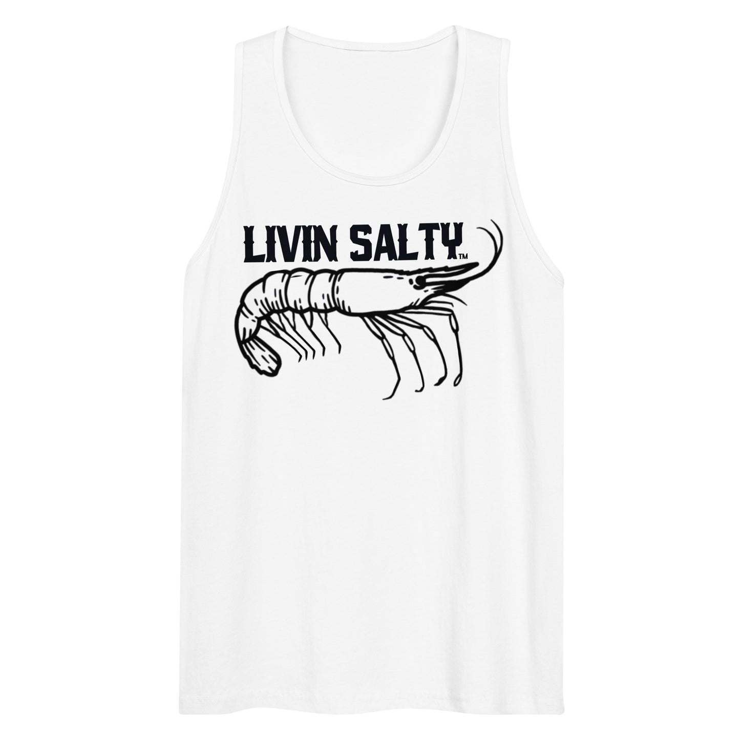 Men’s LIVIN SALTY Shrimp tank top