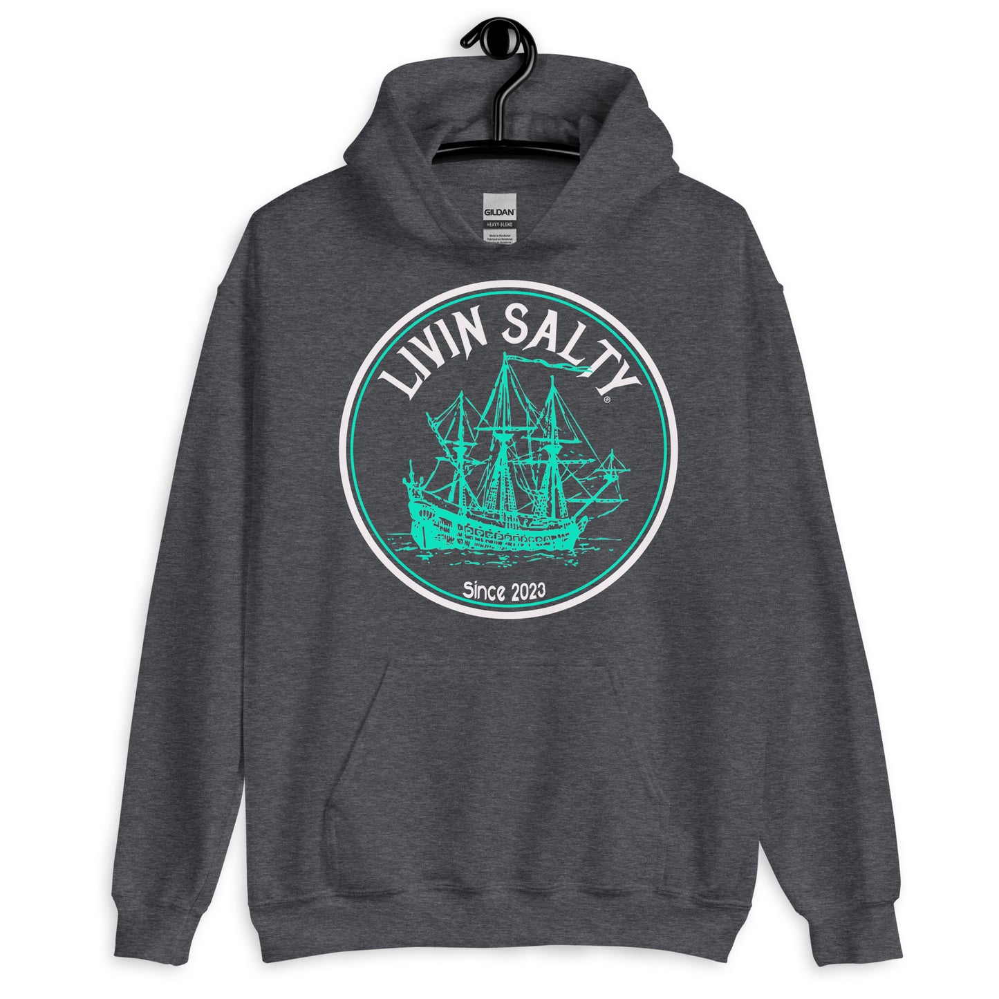 Unisex LIVIN SALTY Ship Hoodie