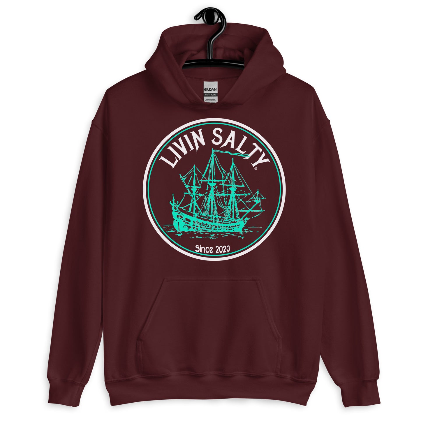 Unisex LIVIN SALTY Ship Hoodie