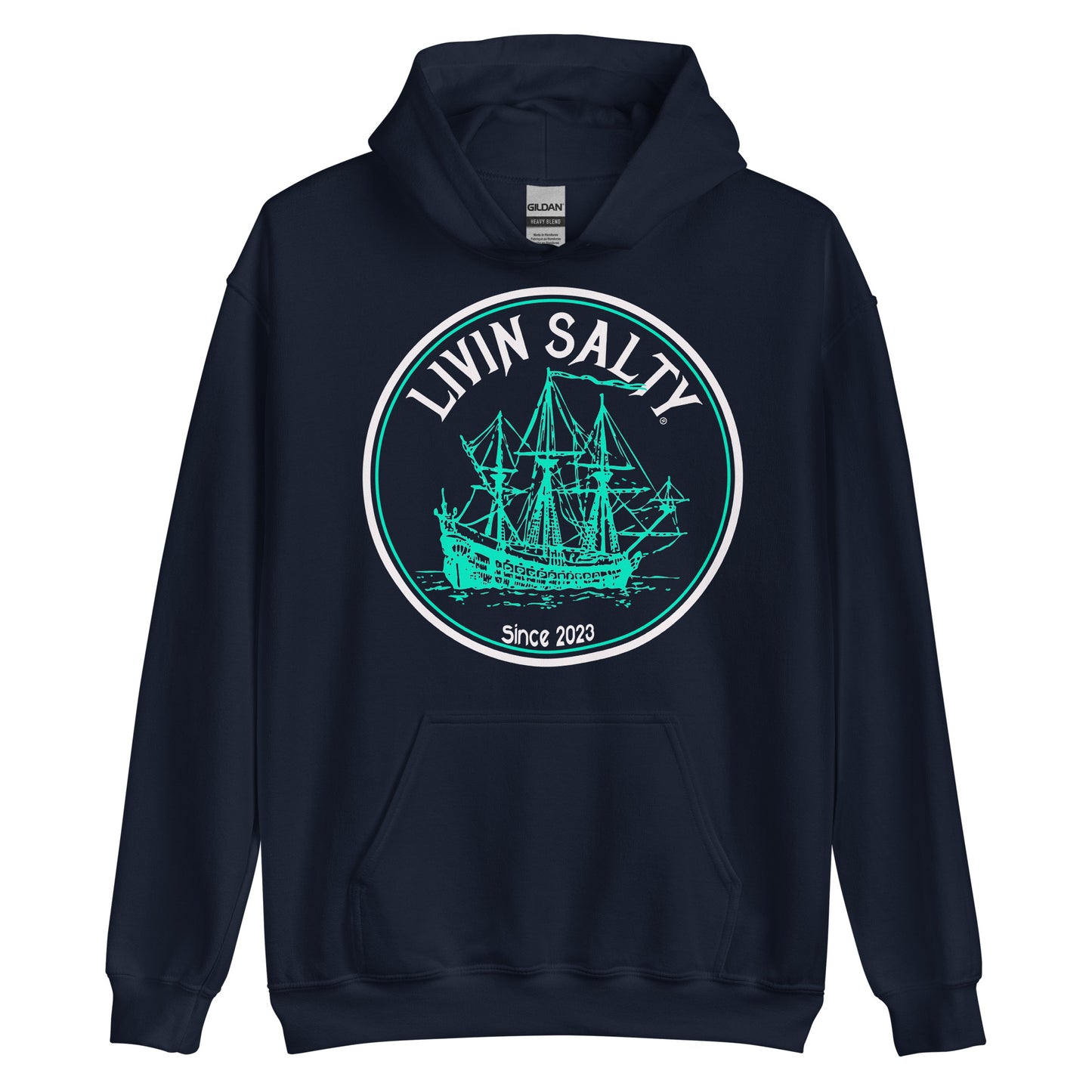 Unisex LIVIN SALTY Ship Hoodie
