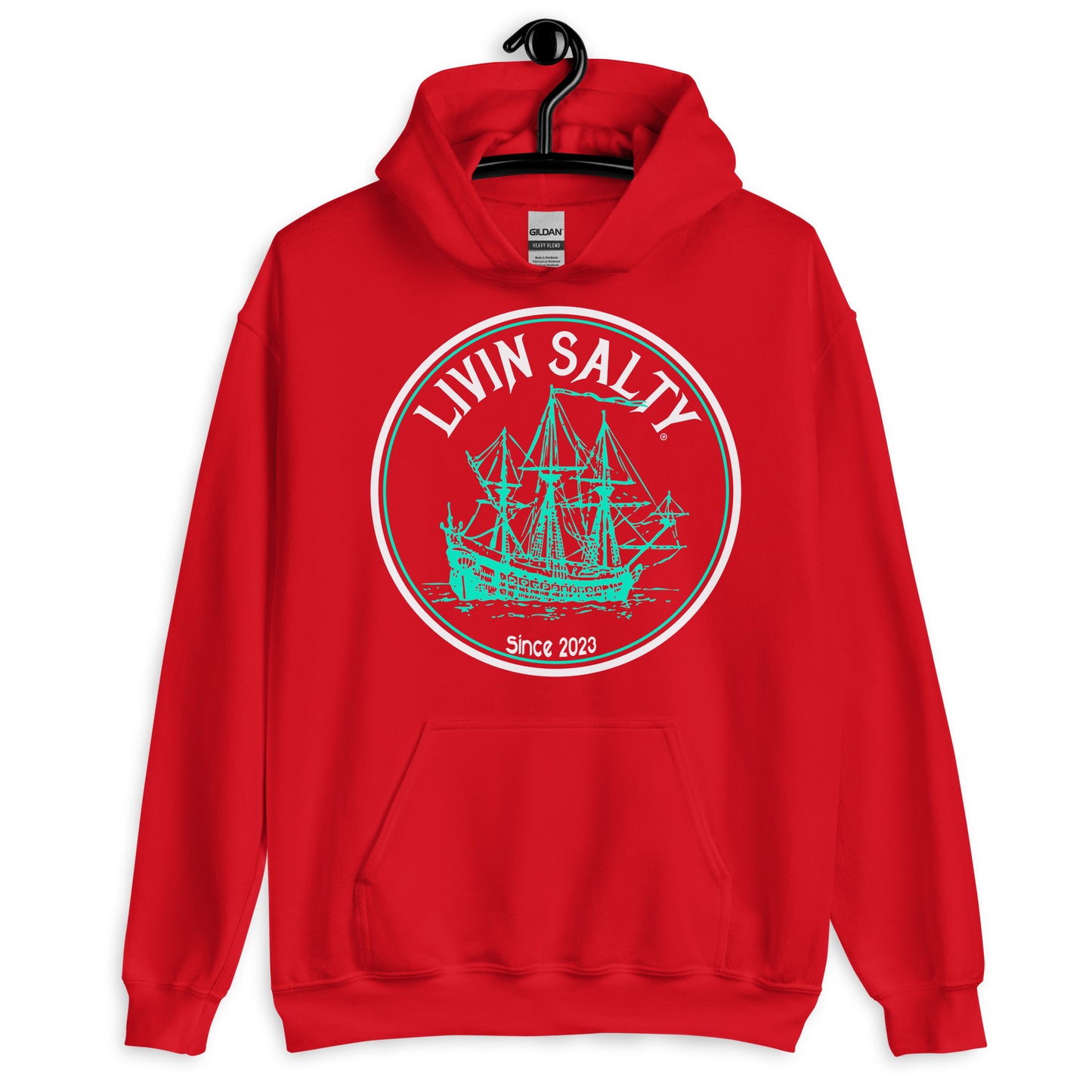 Unisex LIVIN SALTY Ship Hoodie