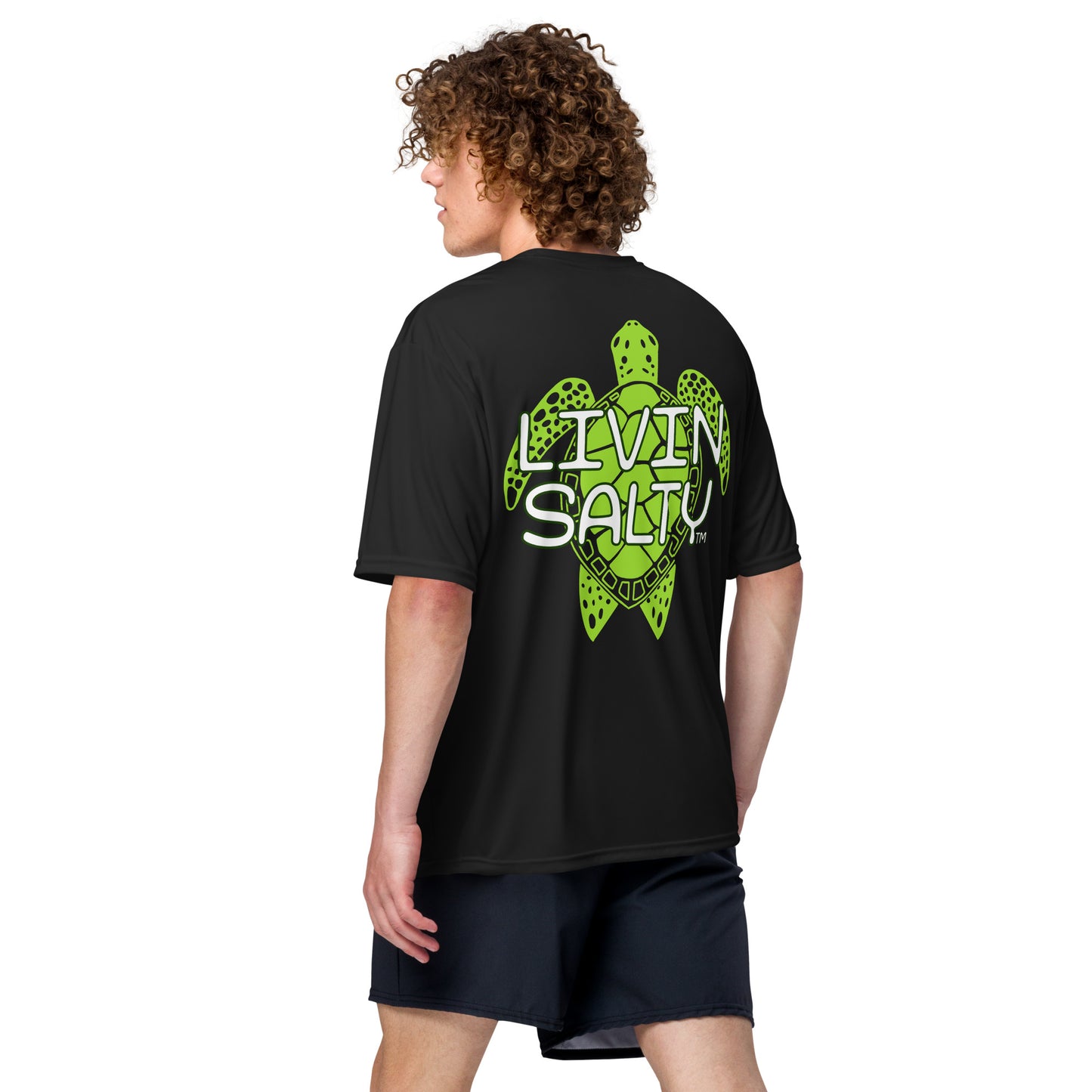 Dry Fit LIVIN SALTY Turtle t-shirt