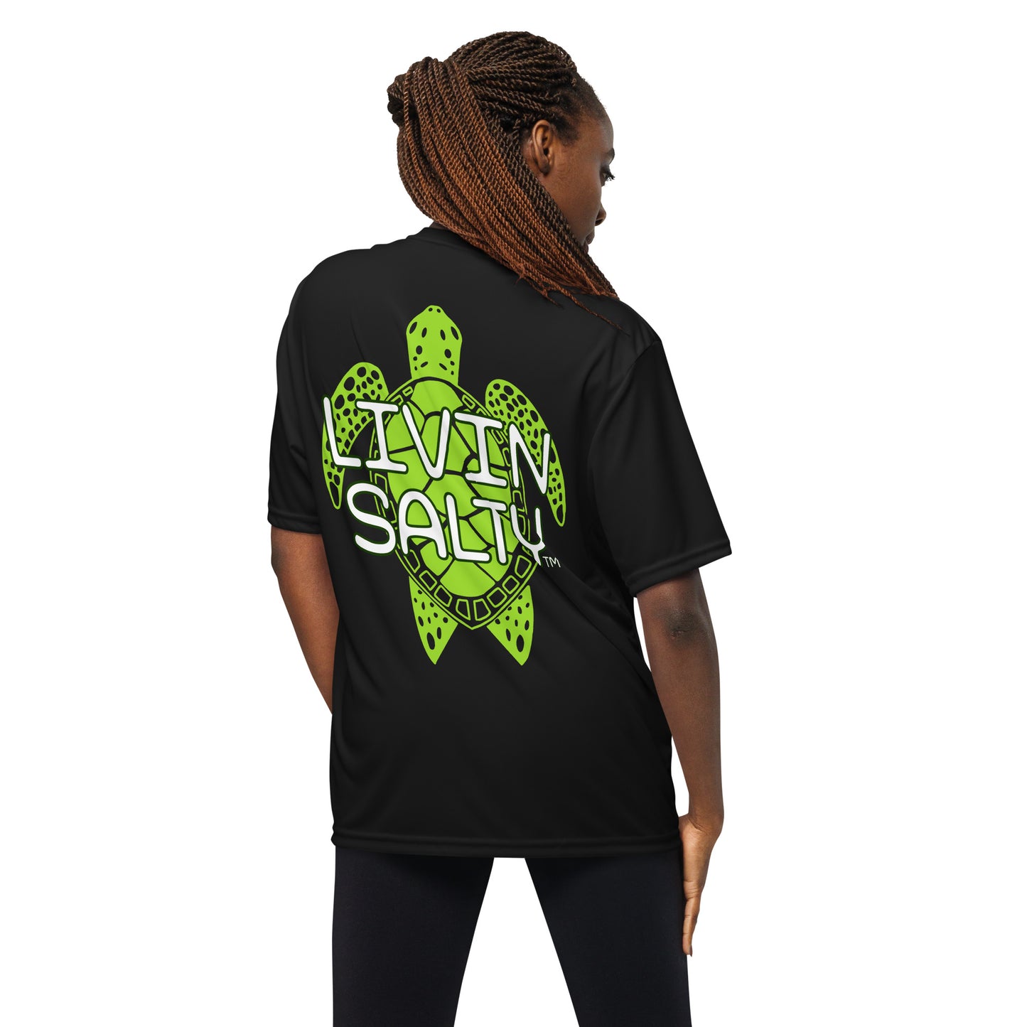 Dry Fit LIVIN SALTY Turtle t-shirt