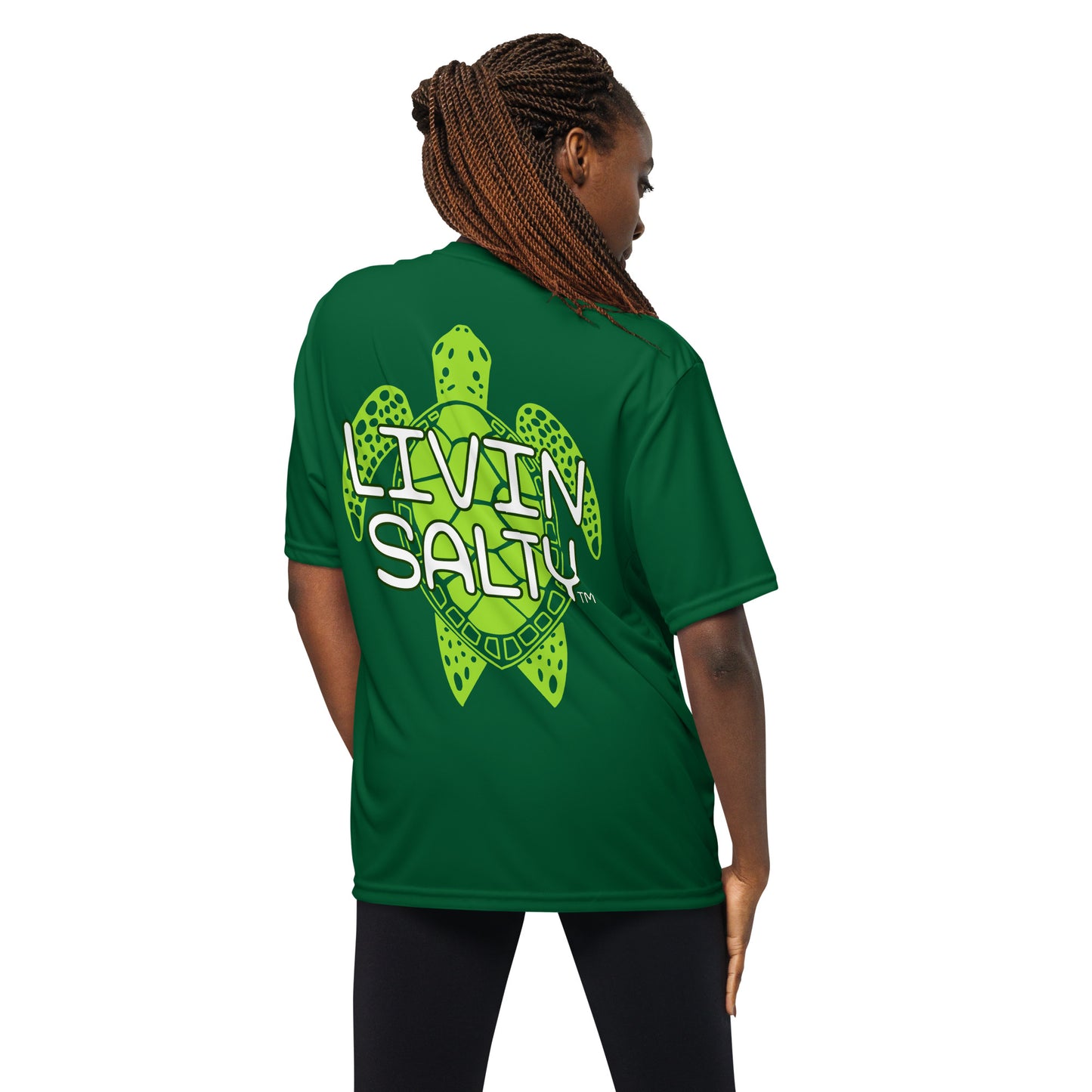 Dry Fit LIVIN SALTY Turtle t-shirt