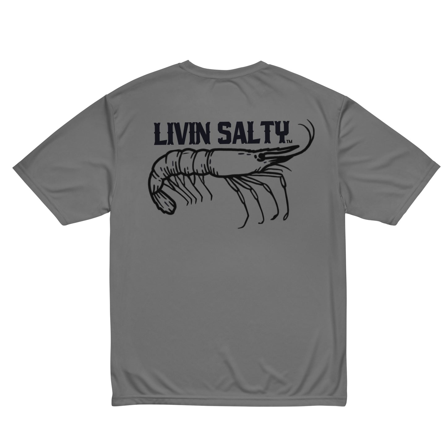 Dry fit LIVIN SALTY Shrimp shirt
