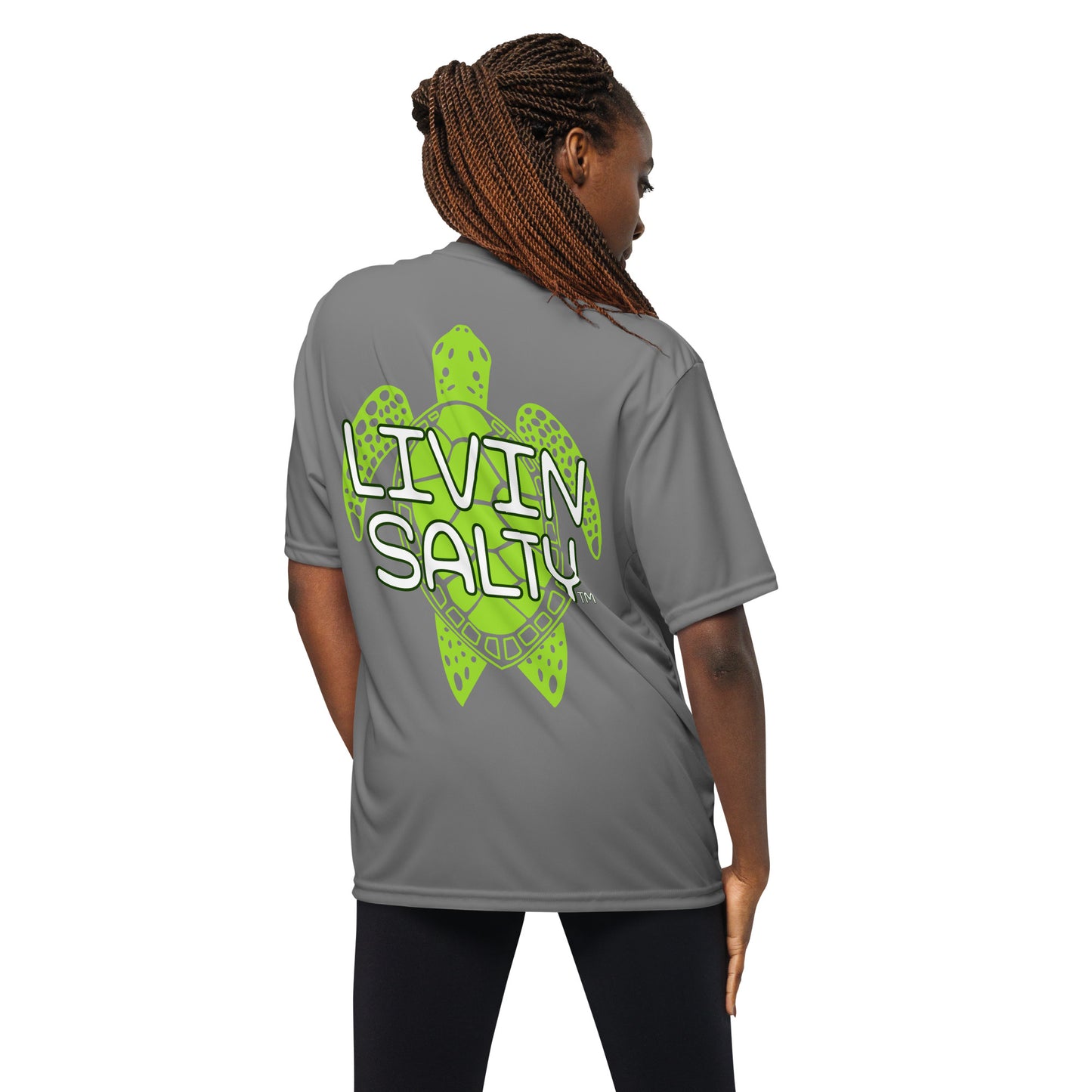 Dry Fit LIVIN SALTY Turtle t-shirt